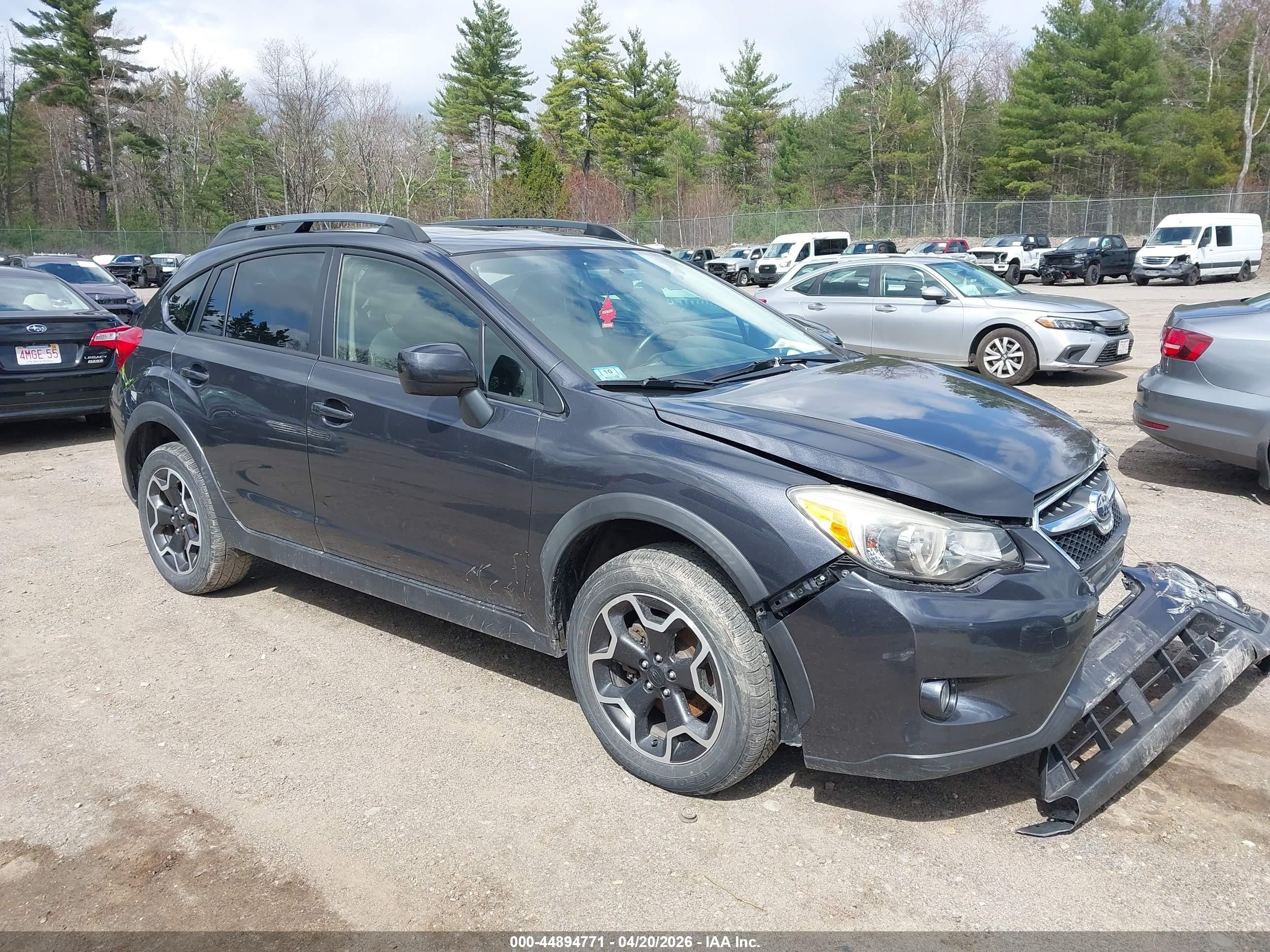 2014 Subaru Xv Crosstrek 2.0i Limited Gray vin: JF2GPAKC6E8331344