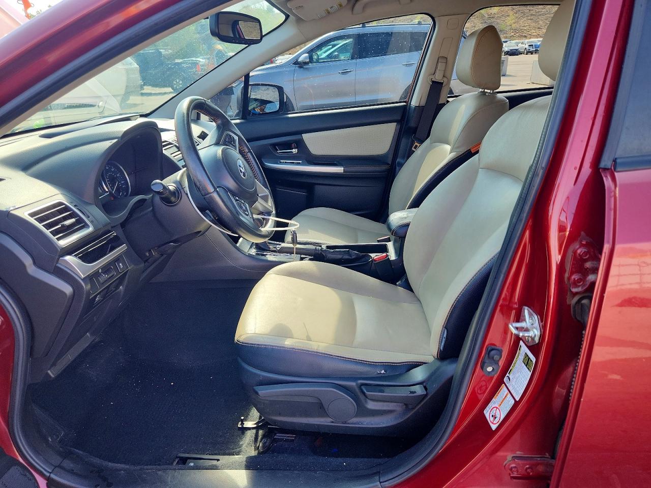 2016 Subaru Crosstrek Limited Burgundy vin: JF2GPAKC6G8226905