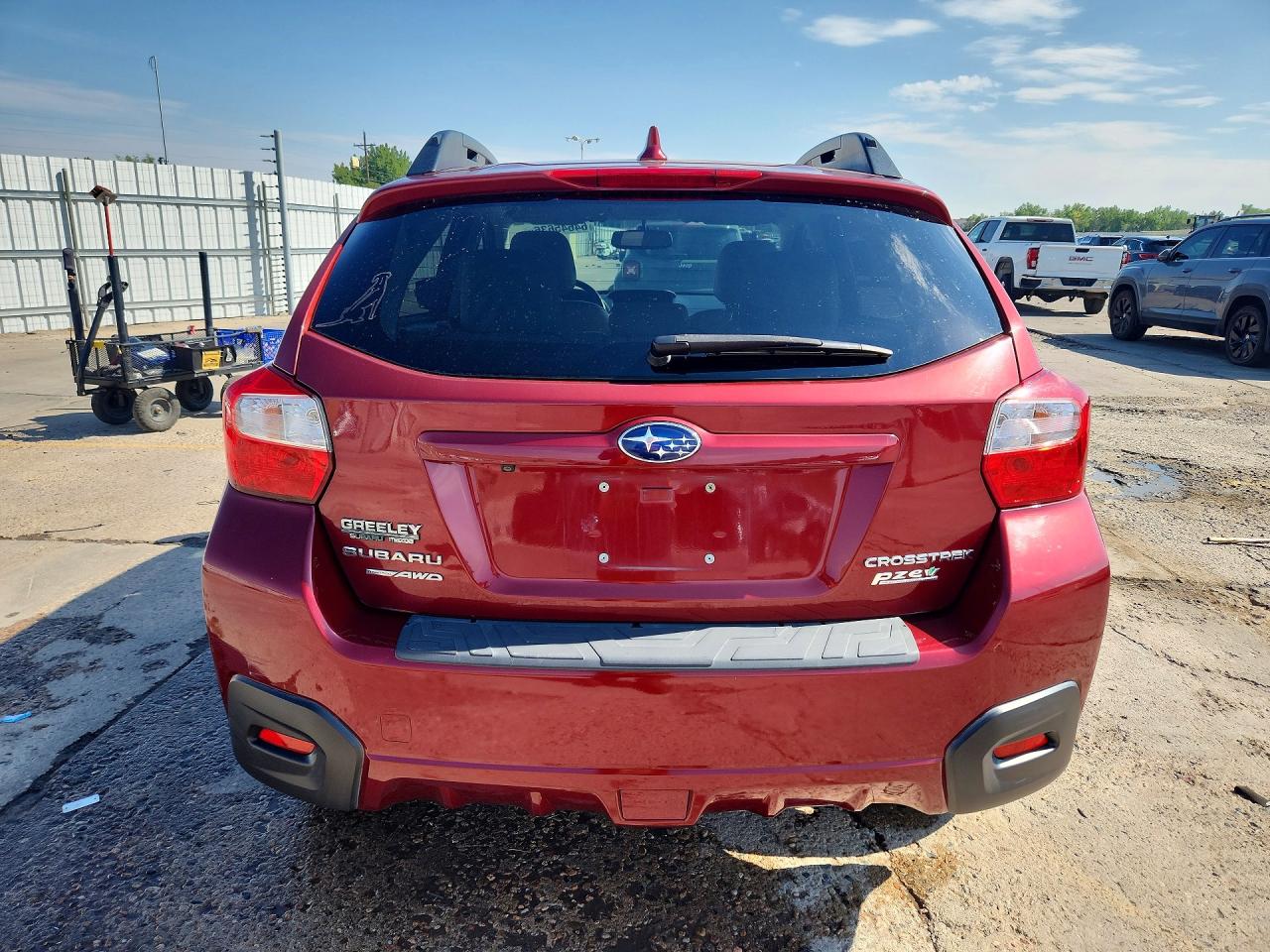 2016 Subaru Crosstrek Limited Burgundy vin: JF2GPAKC6G8226905