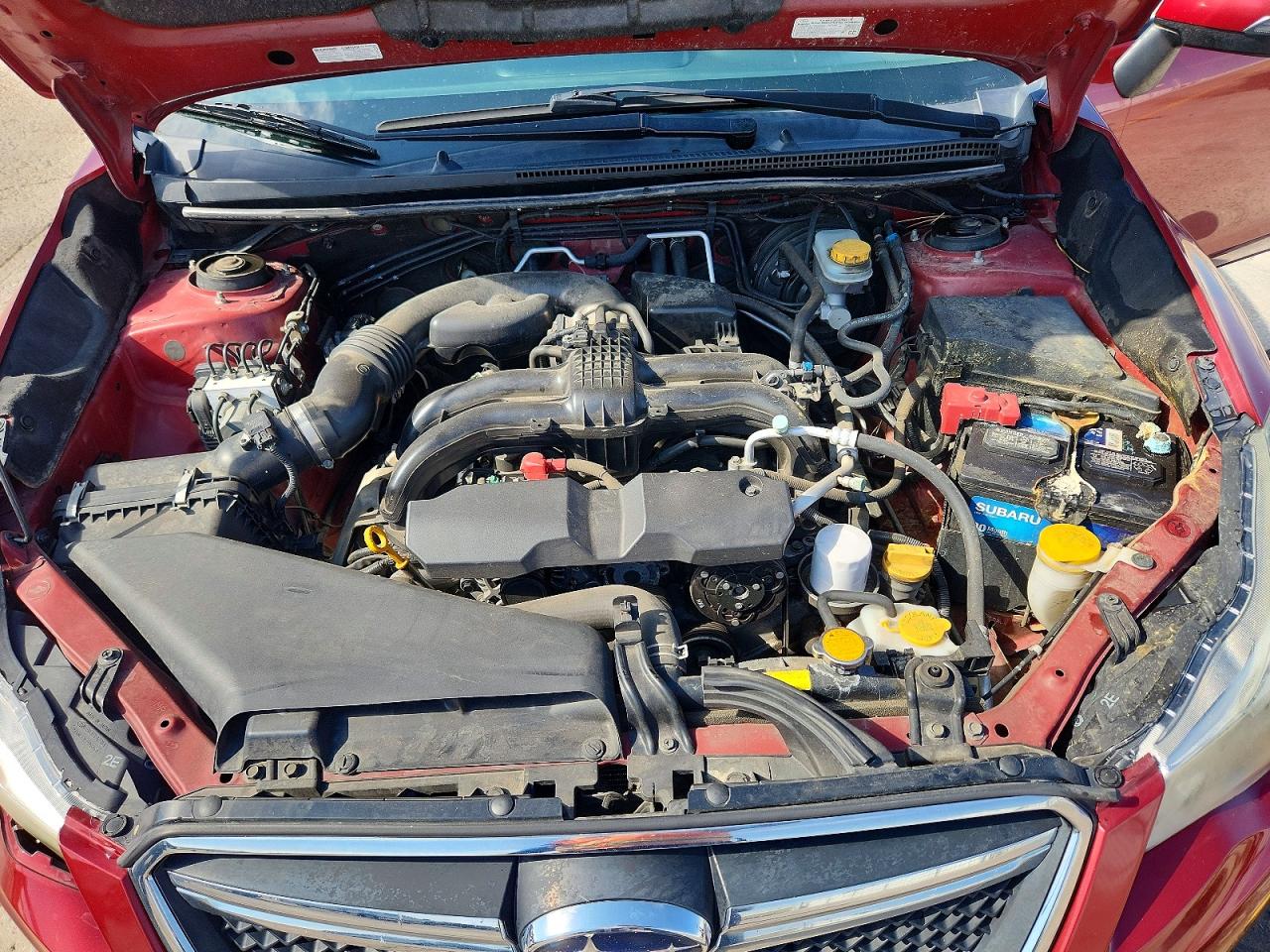 2016 Subaru Crosstrek Limited Burgundy vin: JF2GPAKC6G8226905