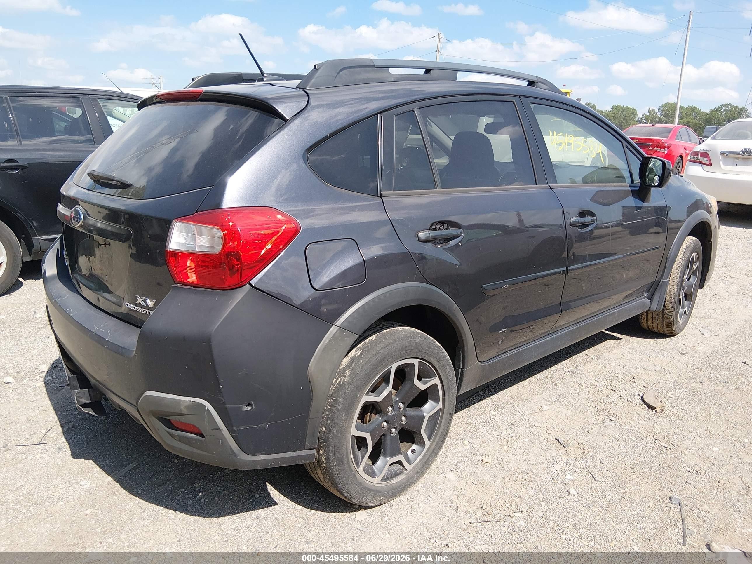 2013 Subaru Xv Crosstrek 2.0i Limited Gray vin: JF2GPAKC7D2817131