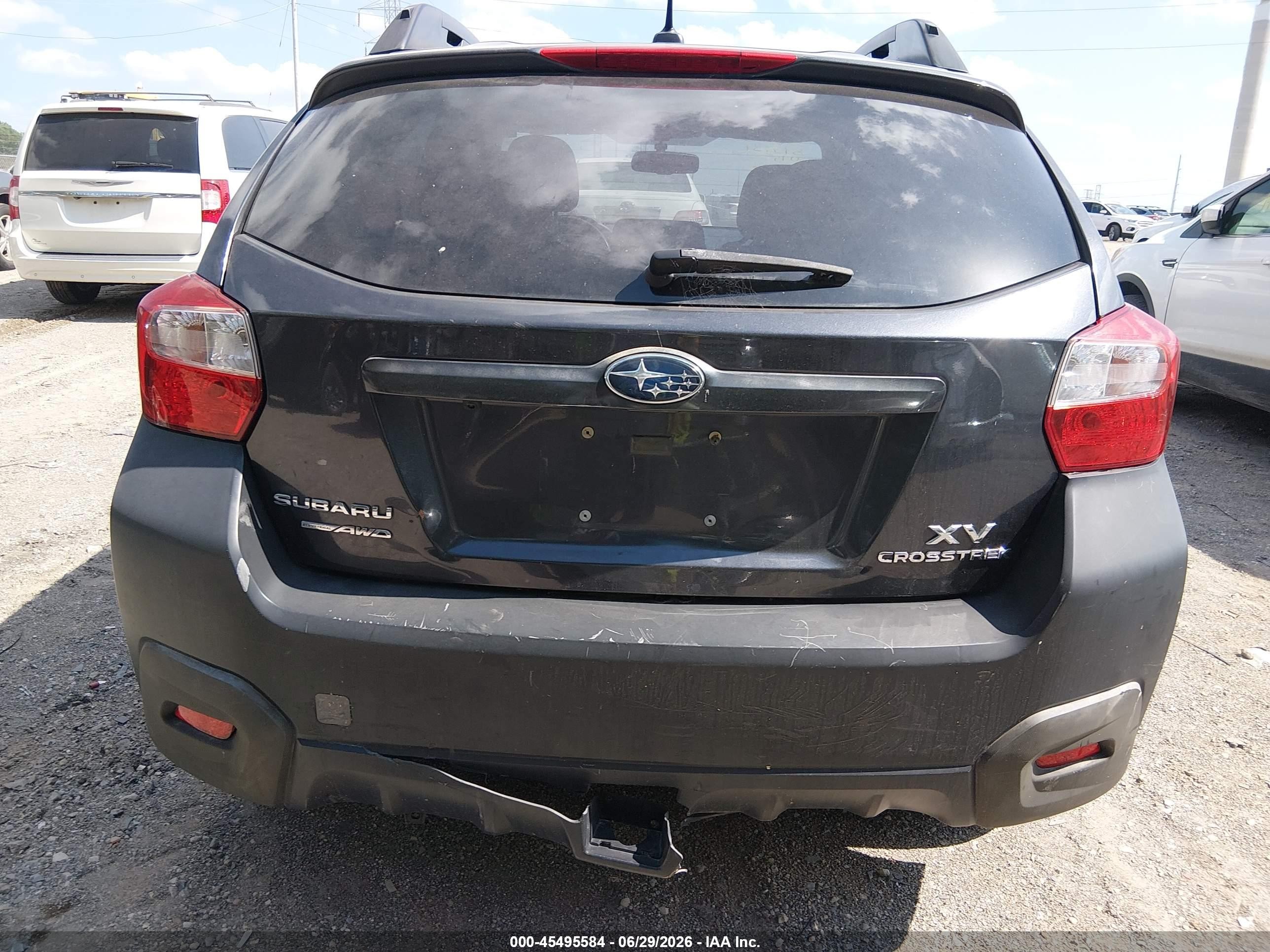 2013 Subaru Xv Crosstrek 2.0i Limited Gray vin: JF2GPAKC7D2817131