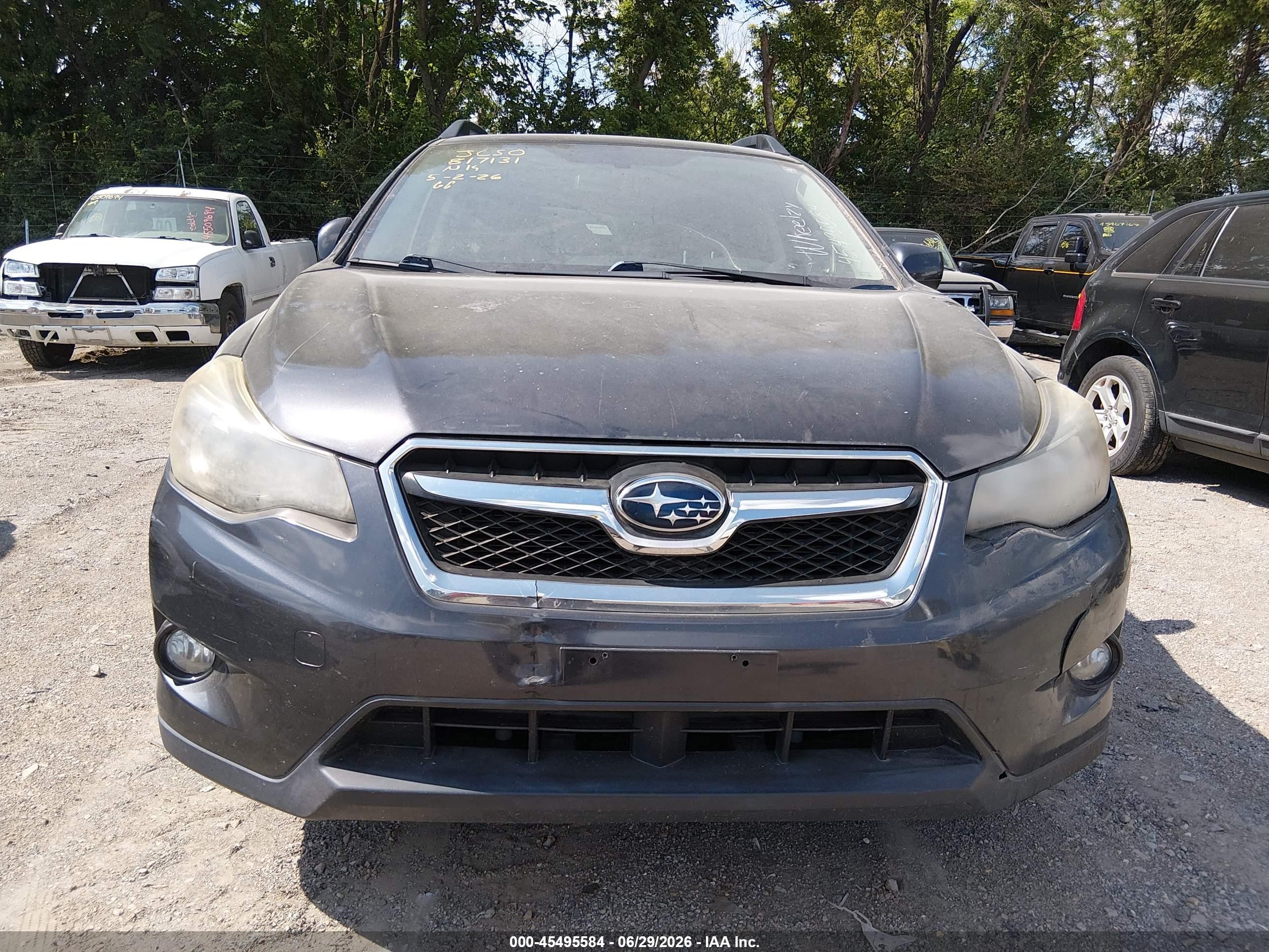 2013 Subaru Xv Crosstrek 2.0i Limited Gray vin: JF2GPAKC7D2817131