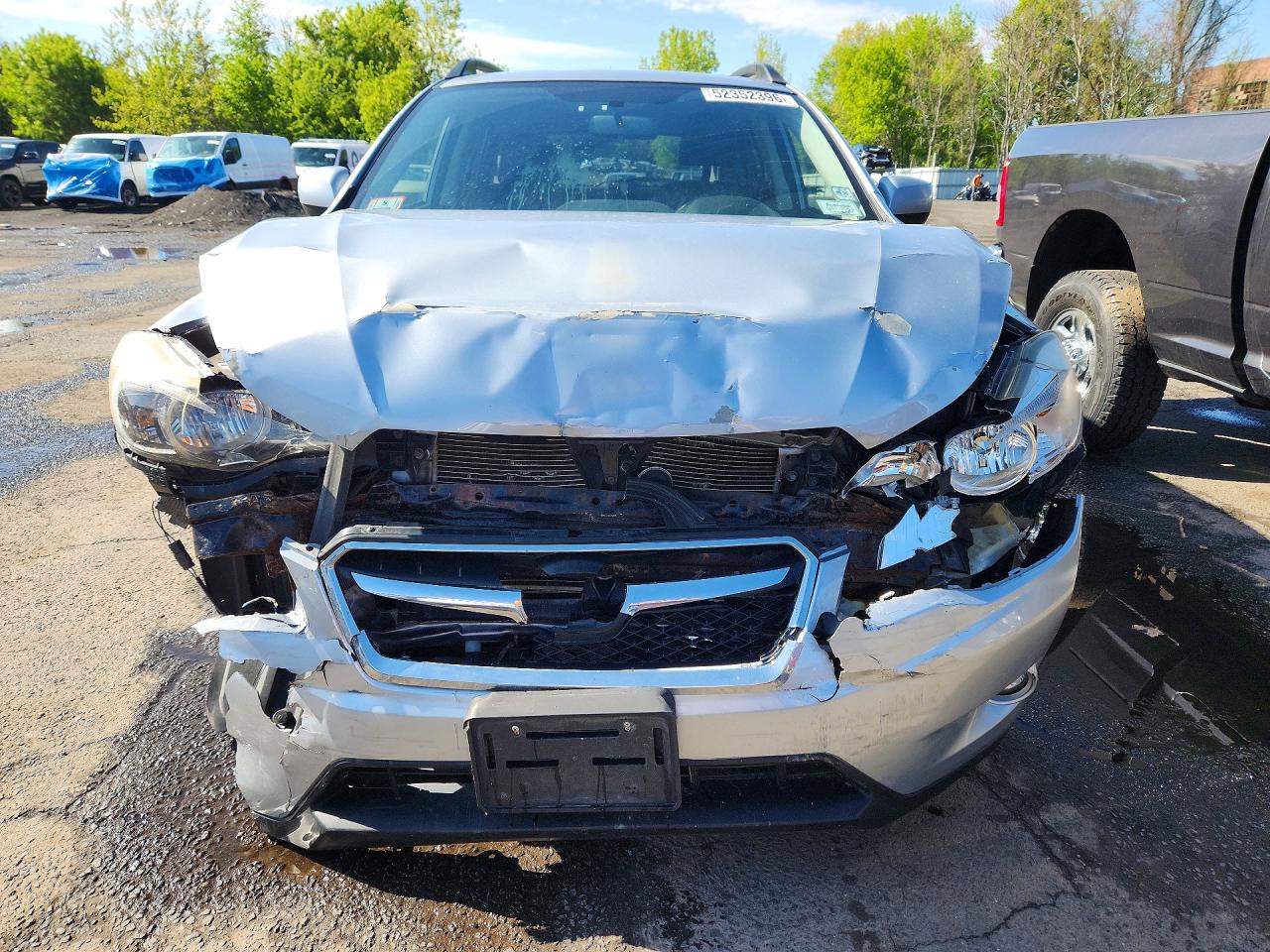 2013 Subaru Xv Crosstrek 2.0 Limited Gray vin: JF2GPAKC7D2851733