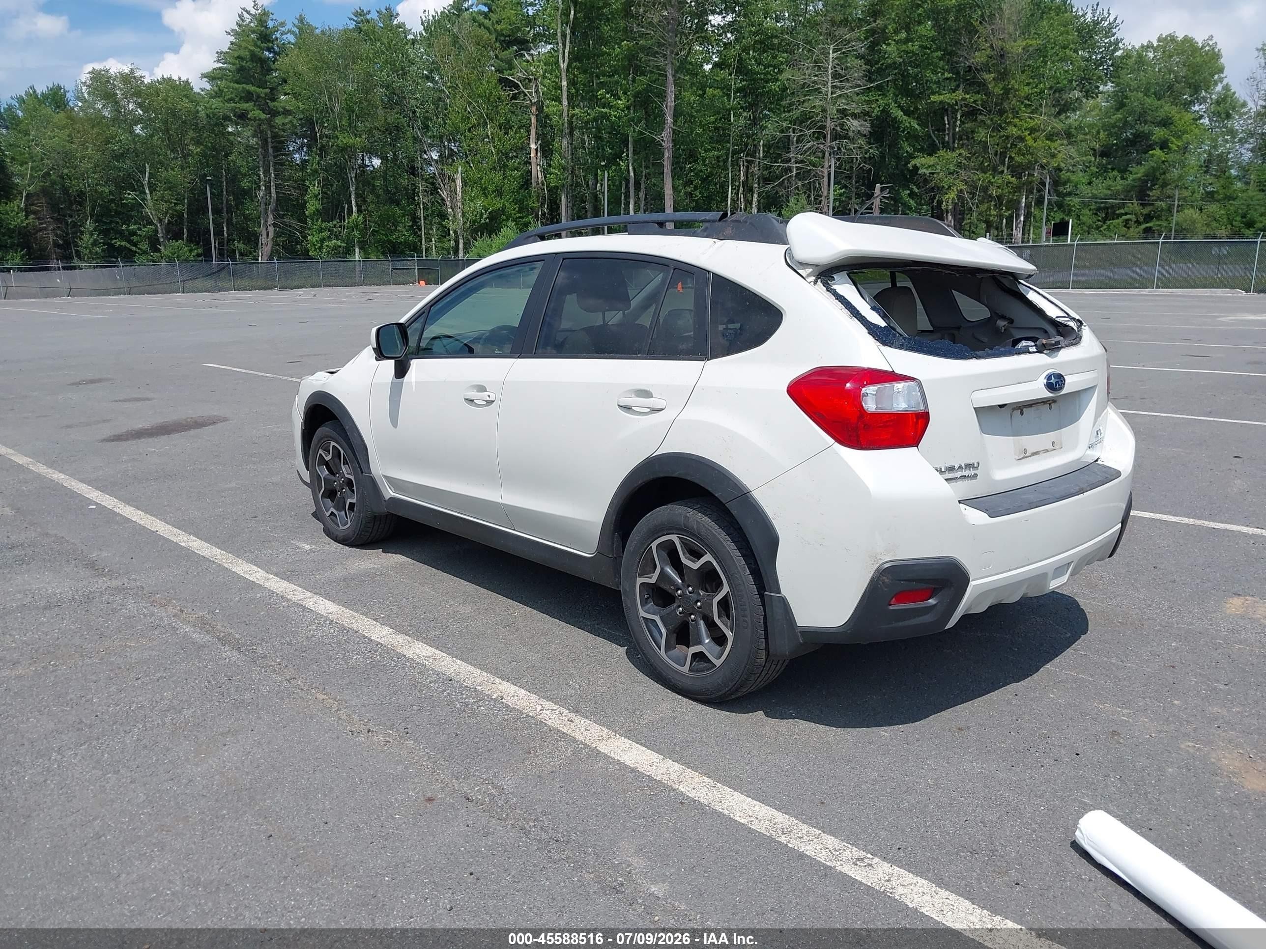 2013 Subaru Xv Crosstrek 2.0i Limited Белый vin: JF2GPAKC7D2861842