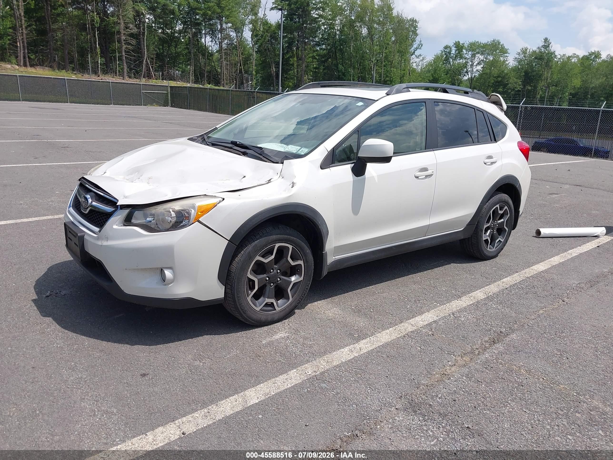 2013 Subaru Xv Crosstrek 2.0i Limited Белый vin: JF2GPAKC7D2861842