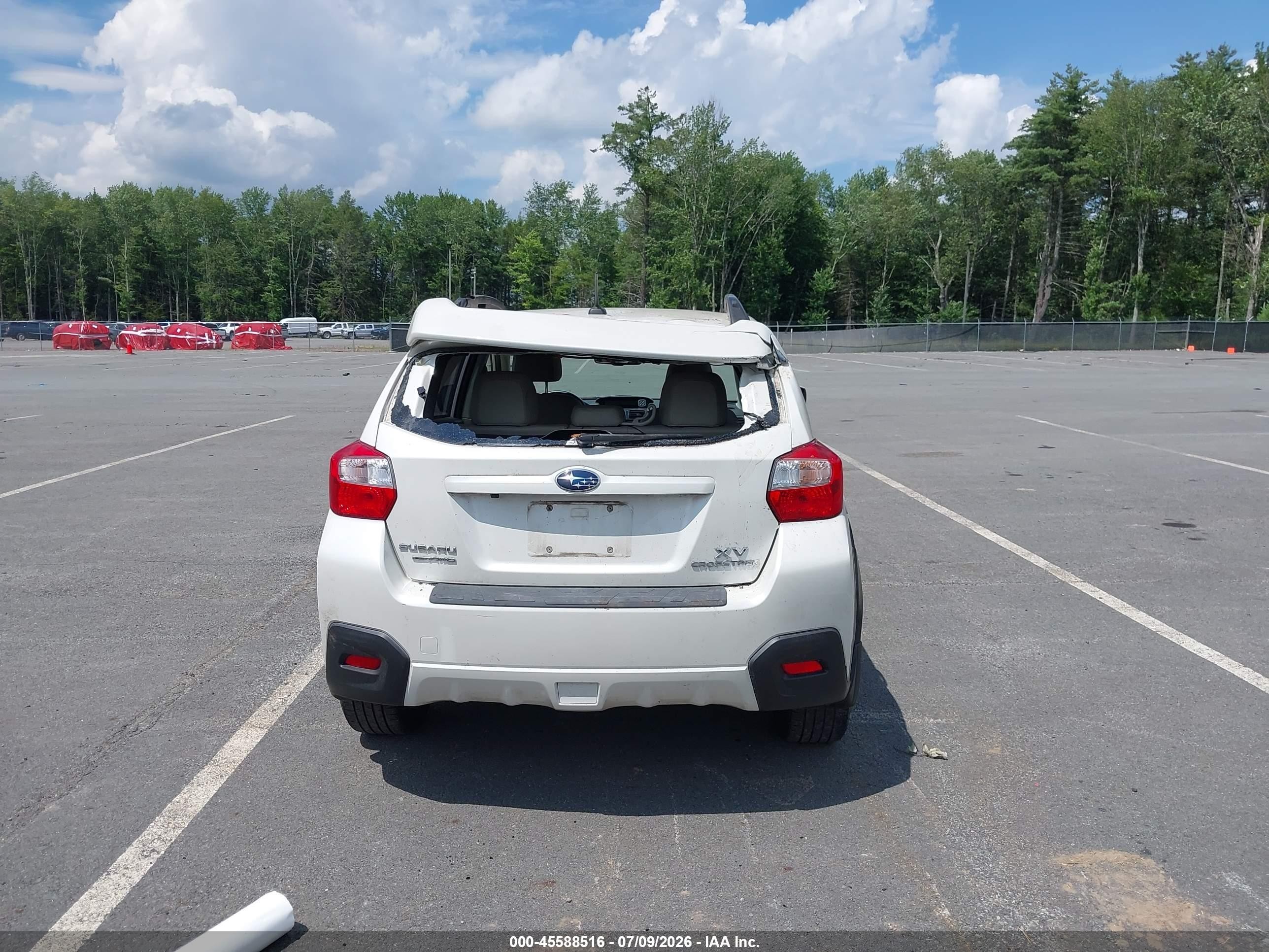 2013 Subaru Xv Crosstrek 2.0i Limited Белый vin: JF2GPAKC7D2861842