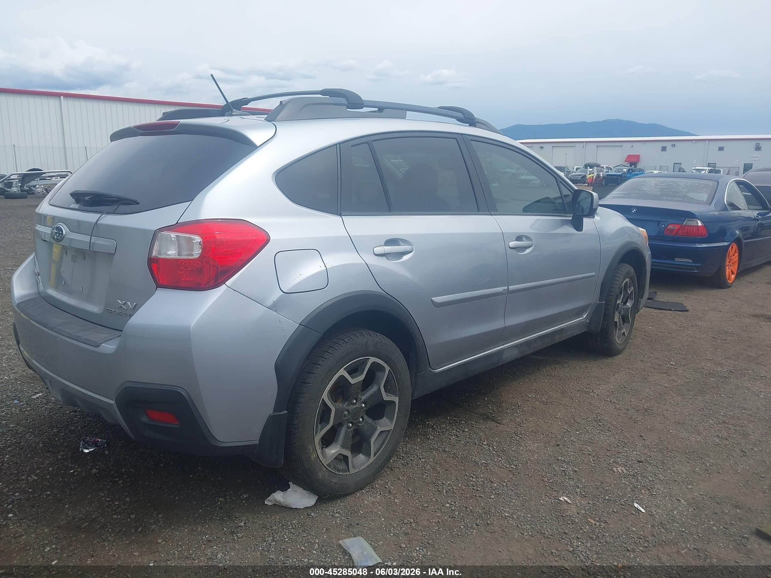 2013 Subaru Xv Crosstrek 2.0i Limited Silver vin: JF2GPAKC7D2886983