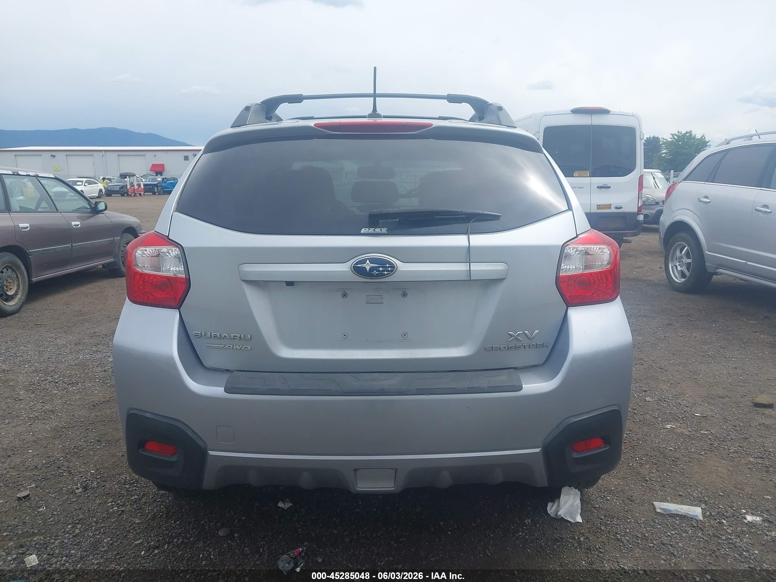 2013 Subaru Xv Crosstrek 2.0i Limited Silver vin: JF2GPAKC7D2886983