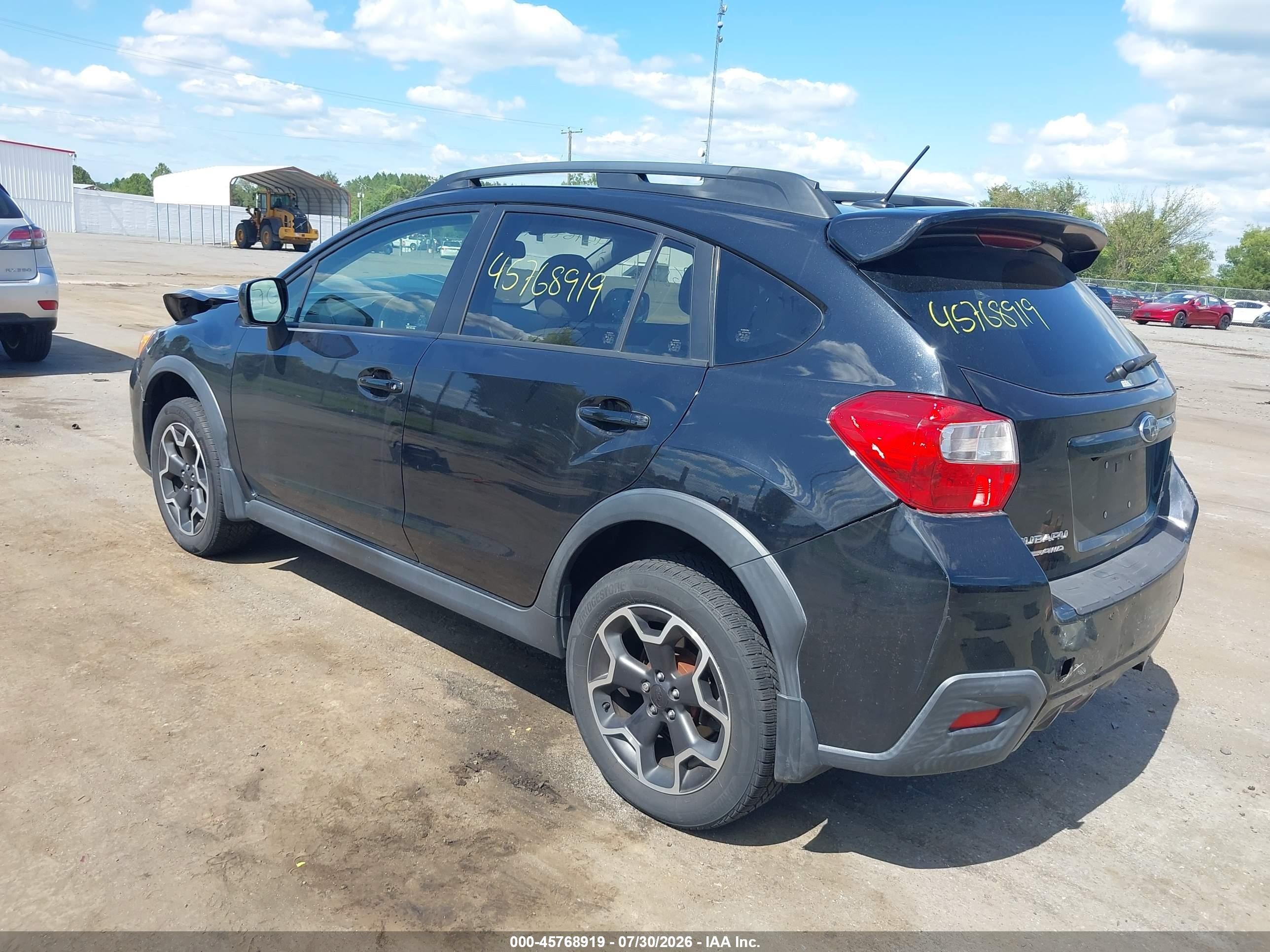 2014 Subaru Xv Crosstrek 2.0i Limited Black vin: JF2GPAKC7E8240003