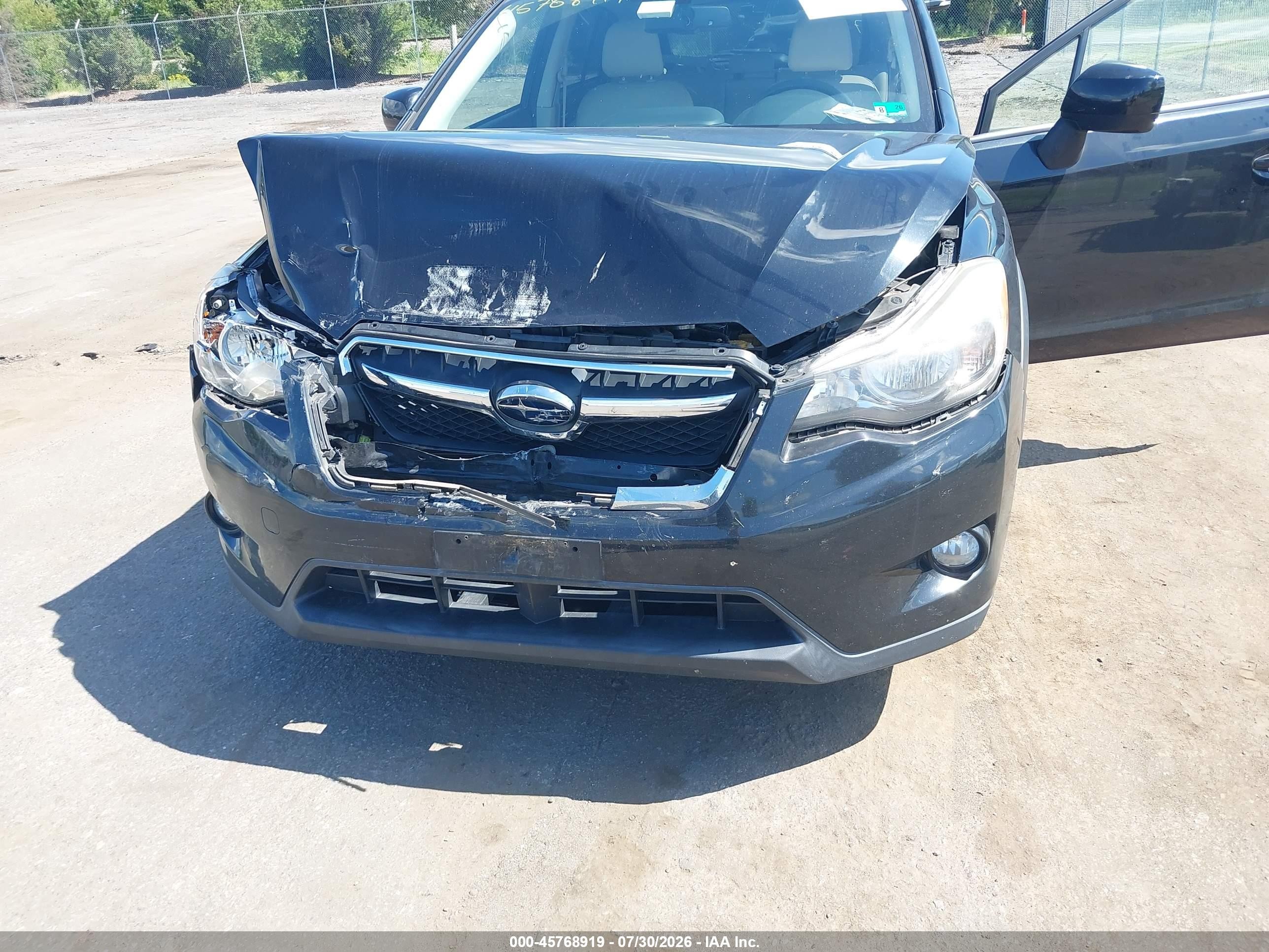 2014 Subaru Xv Crosstrek 2.0i Limited Black vin: JF2GPAKC7E8240003