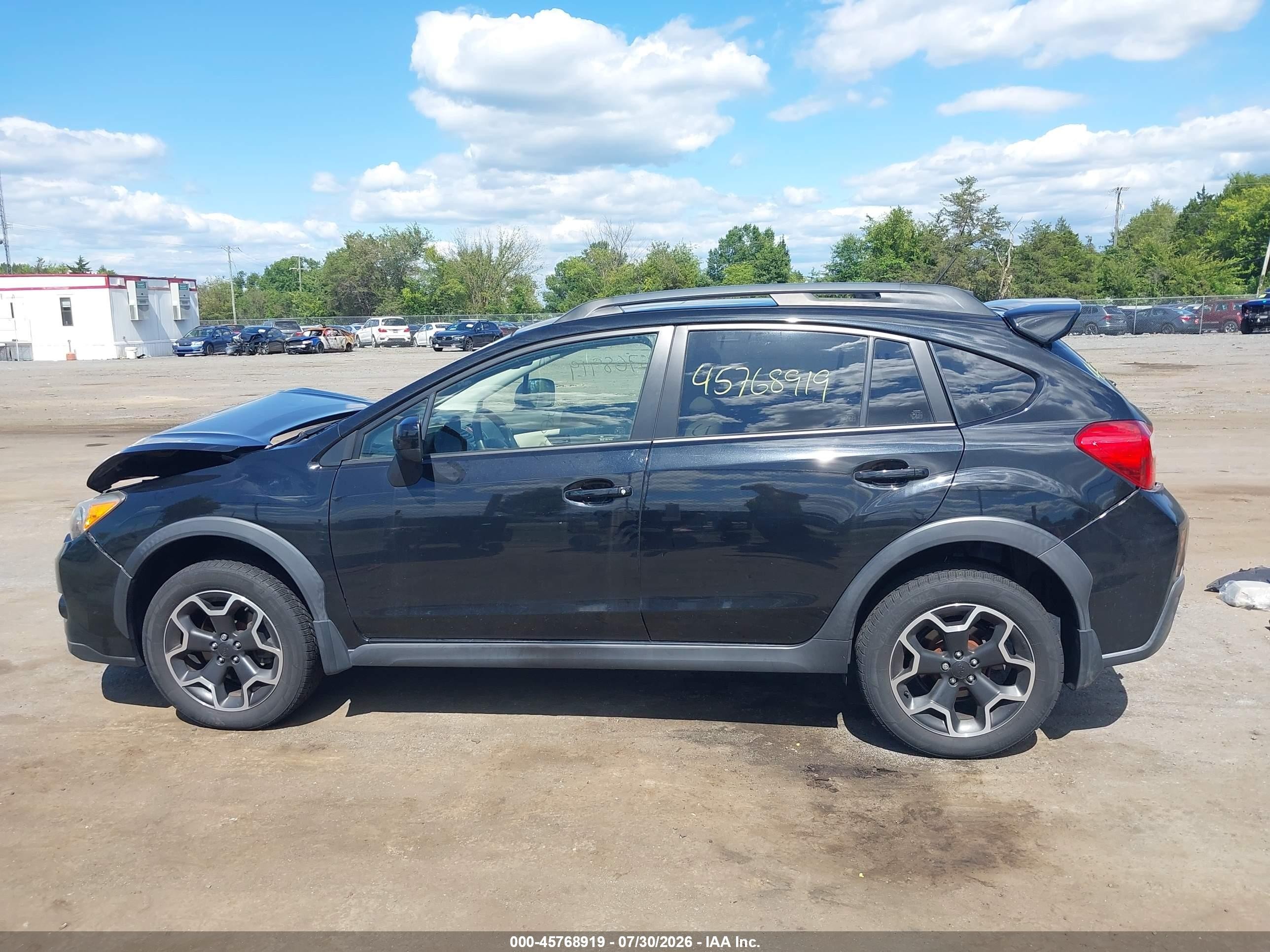 2014 Subaru Xv Crosstrek 2.0i Limited Black vin: JF2GPAKC7E8240003