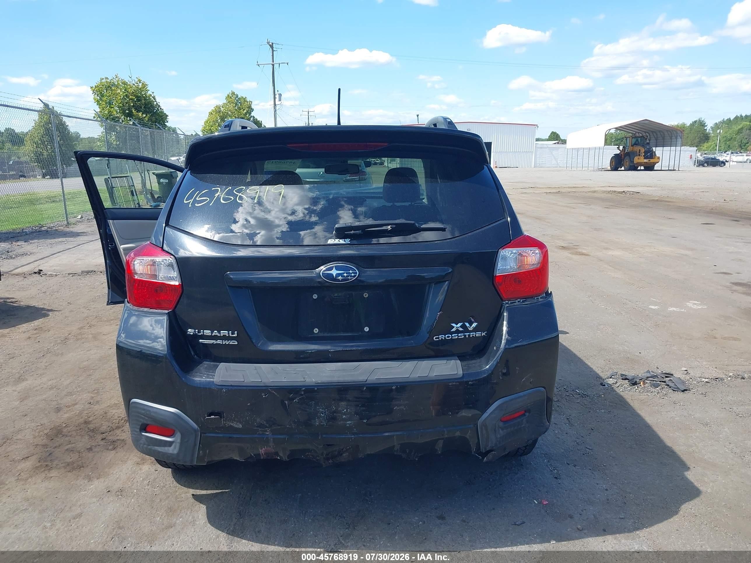 2014 Subaru Xv Crosstrek 2.0i Limited Black vin: JF2GPAKC7E8240003