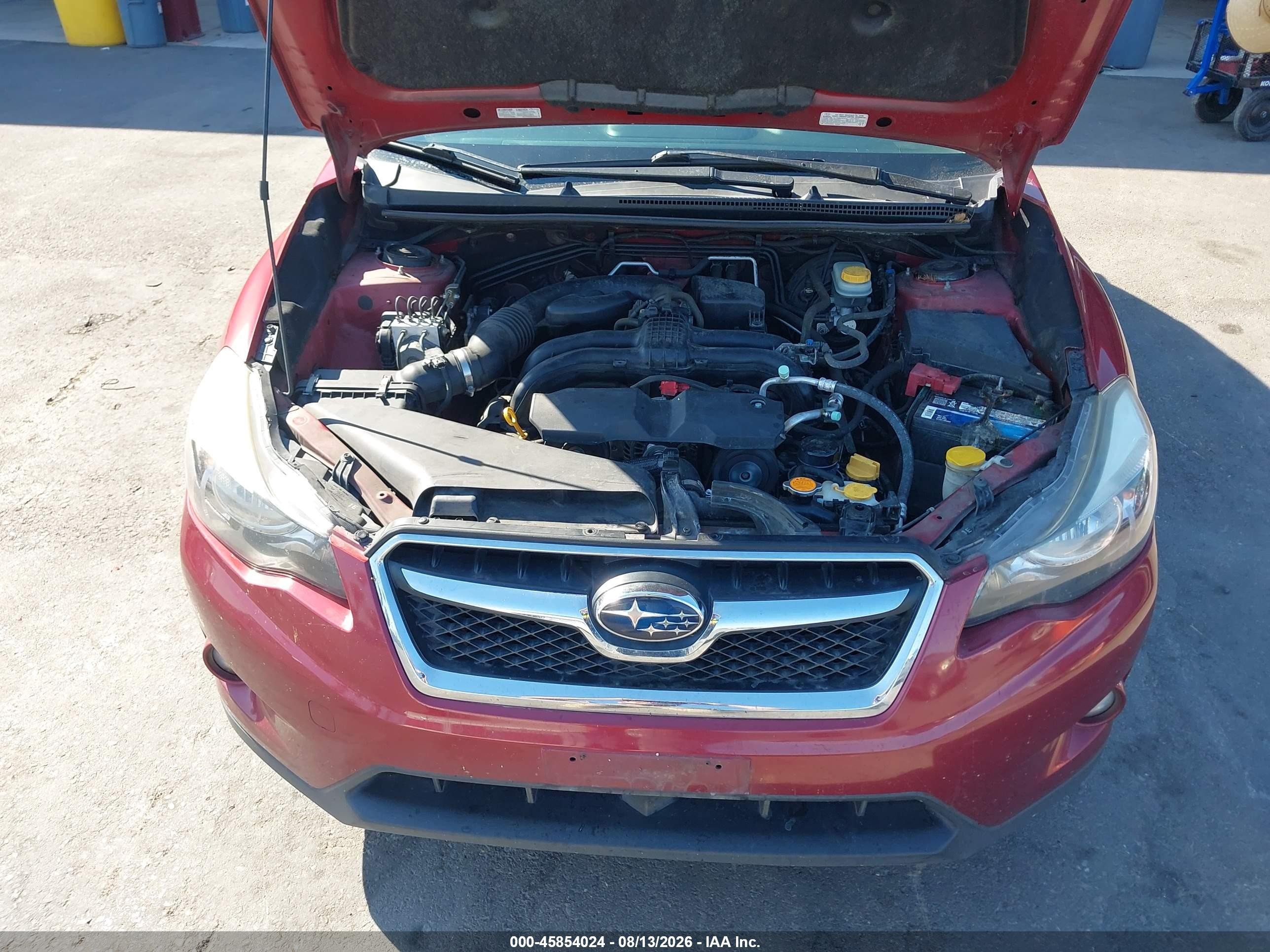 2014 Subaru Xv Crosstrek 2.0i Limited Red vin: JF2GPAKC7E8251521