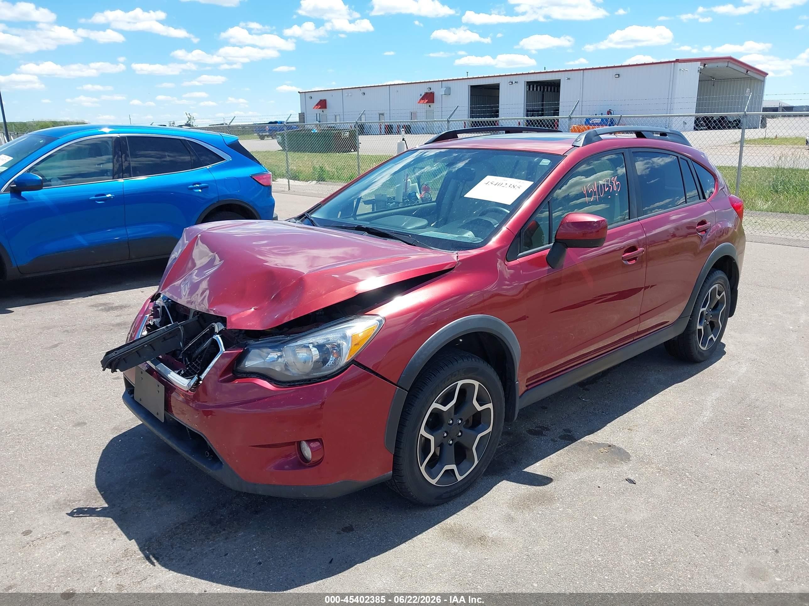 2014 Subaru Xv Crosstrek 2.0i Limited Красный vin: JF2GPAKC7E8337363