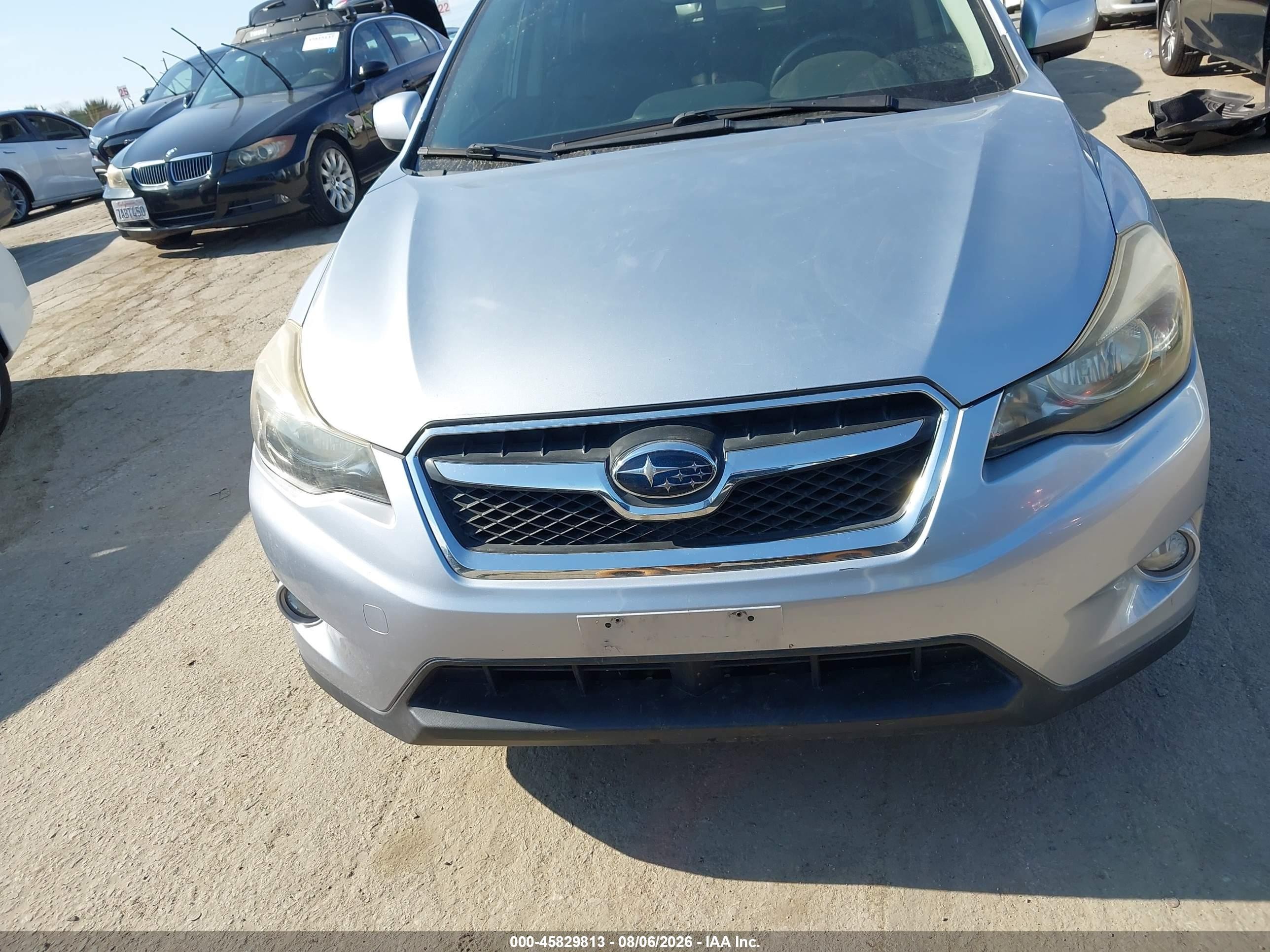 2014 Subaru Xv Crosstrek 2.0i Limited Silver vin: JF2GPAKC7E8345740