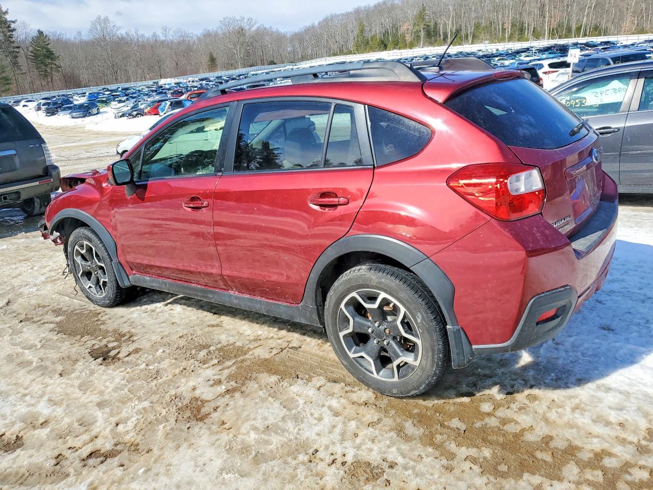 2014 Subaru Crosstrek Limited Red vin: JF2GPAKC7EH318912