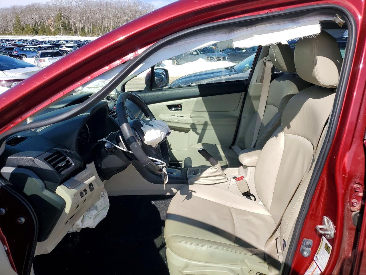 2014 Subaru Crosstrek Limited Red vin: JF2GPAKC7EH318912