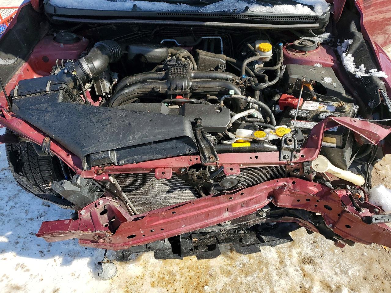 2014 Subaru Crosstrek Limited Red vin: JF2GPAKC7EH318912