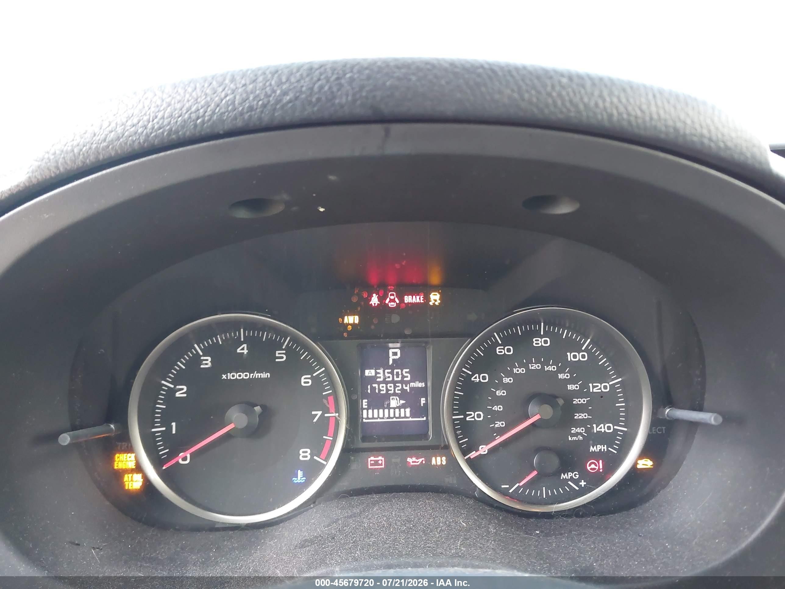 2014 Subaru Xv Crosstrek 2.0i Limited Red vin: JF2GPAKC7EH337749