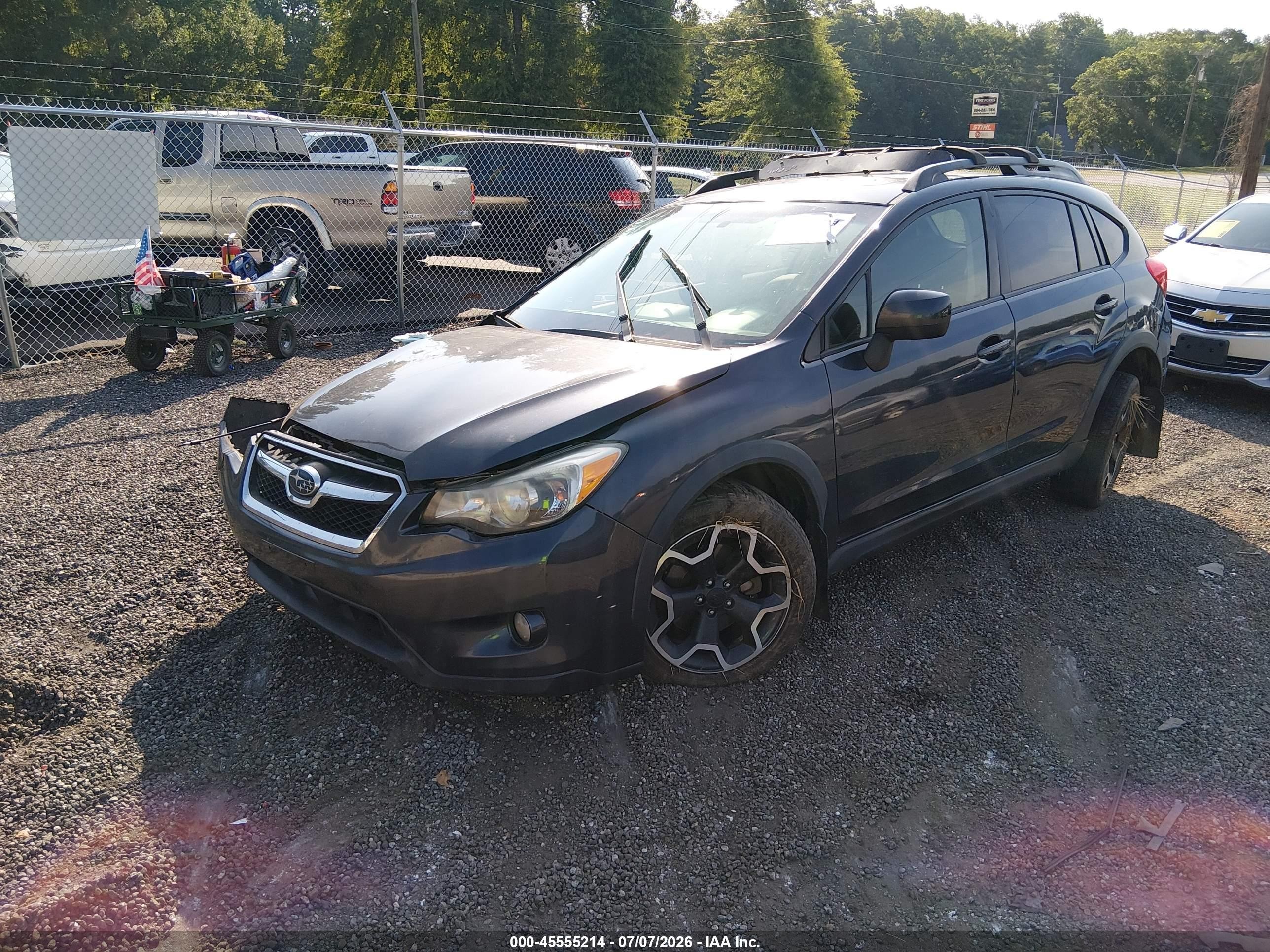 2014 Subaru Xv Crosstrek 2.0i Limited Dark Blue vin: JF2GPAKC7EH342384