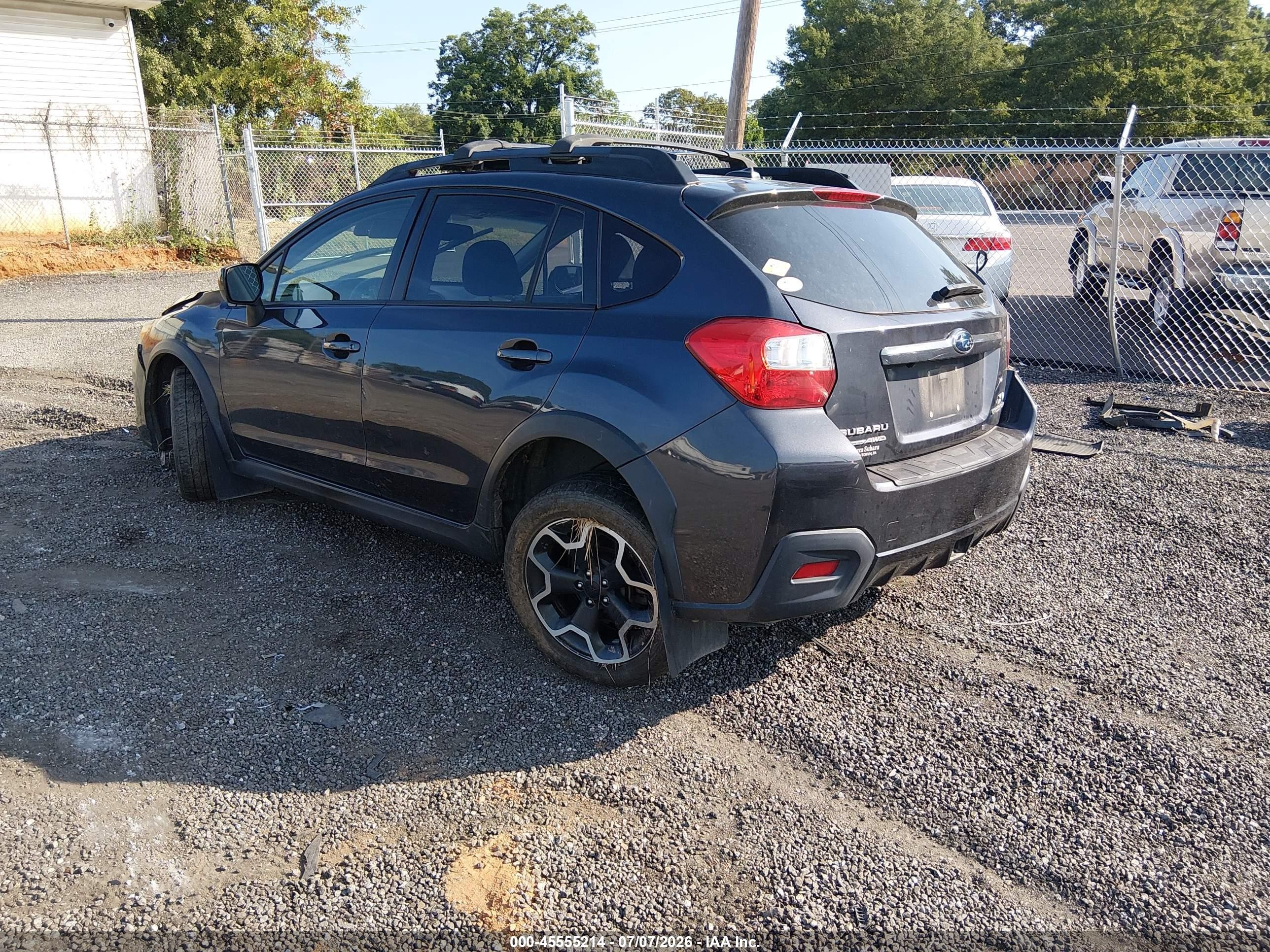 2014 Subaru Xv Crosstrek 2.0i Limited Dark Blue vin: JF2GPAKC7EH342384