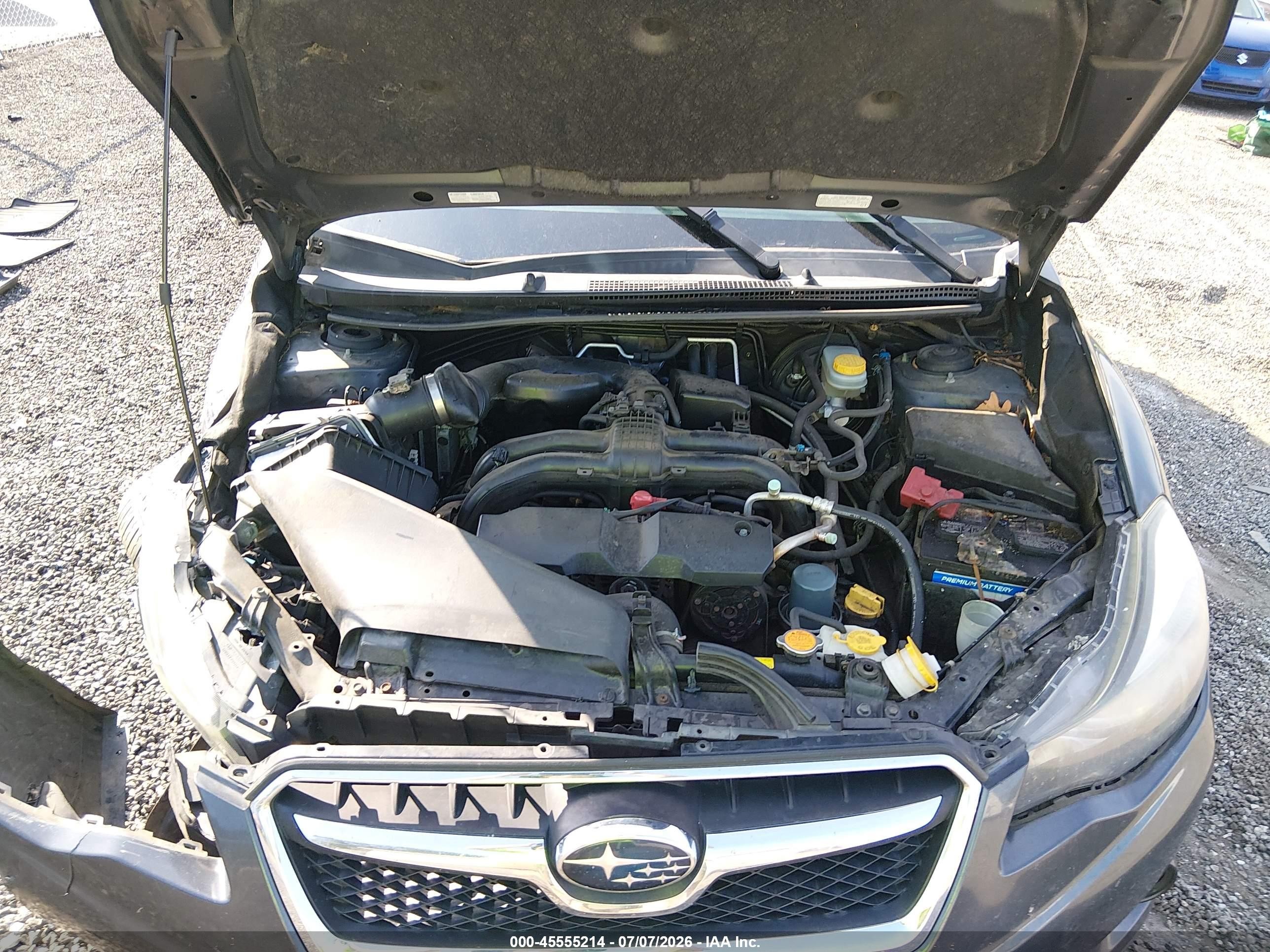 2014 Subaru Xv Crosstrek 2.0i Limited Dark Blue vin: JF2GPAKC7EH342384