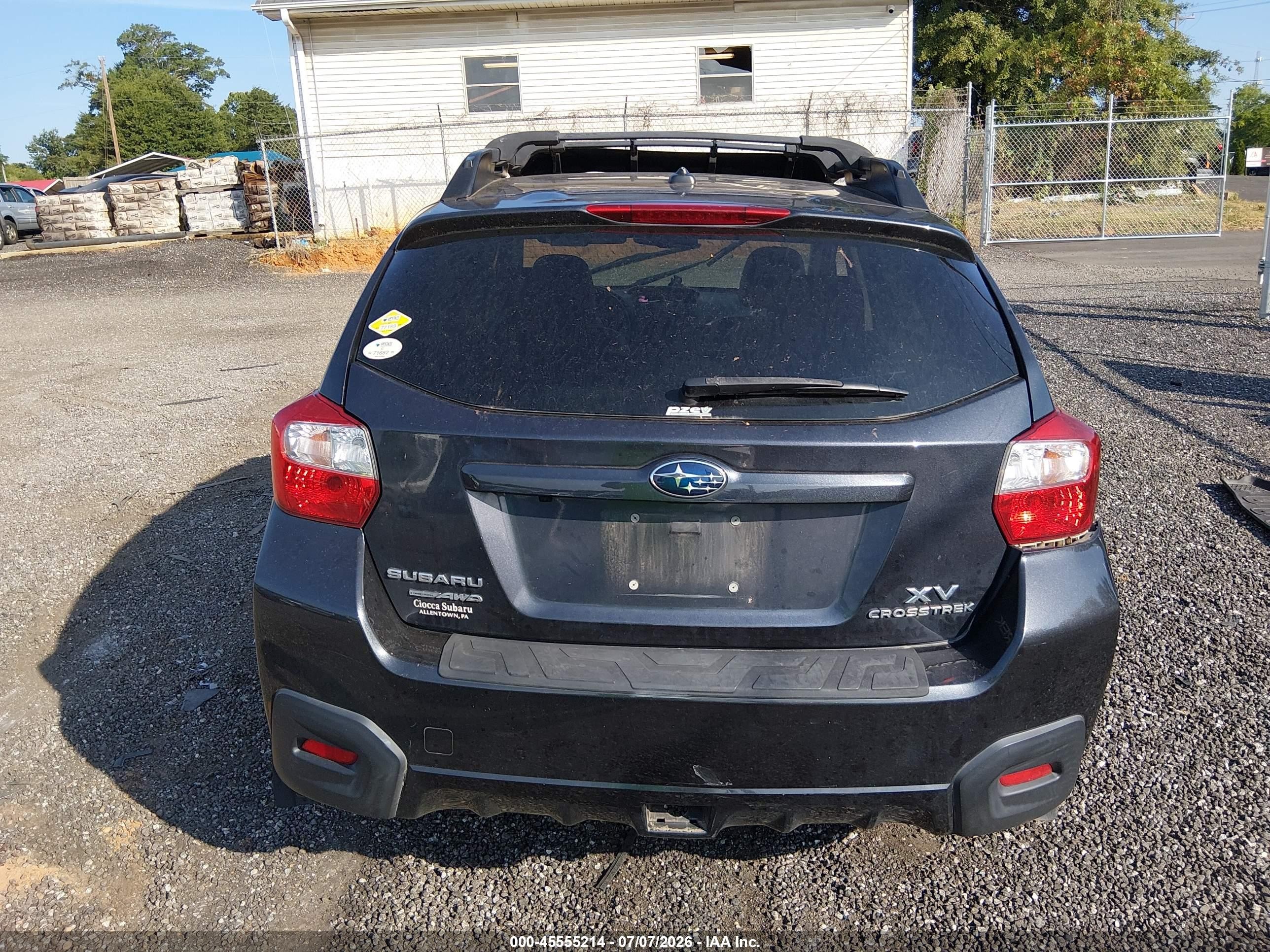 2014 Subaru Xv Crosstrek 2.0i Limited Dark Blue vin: JF2GPAKC7EH342384