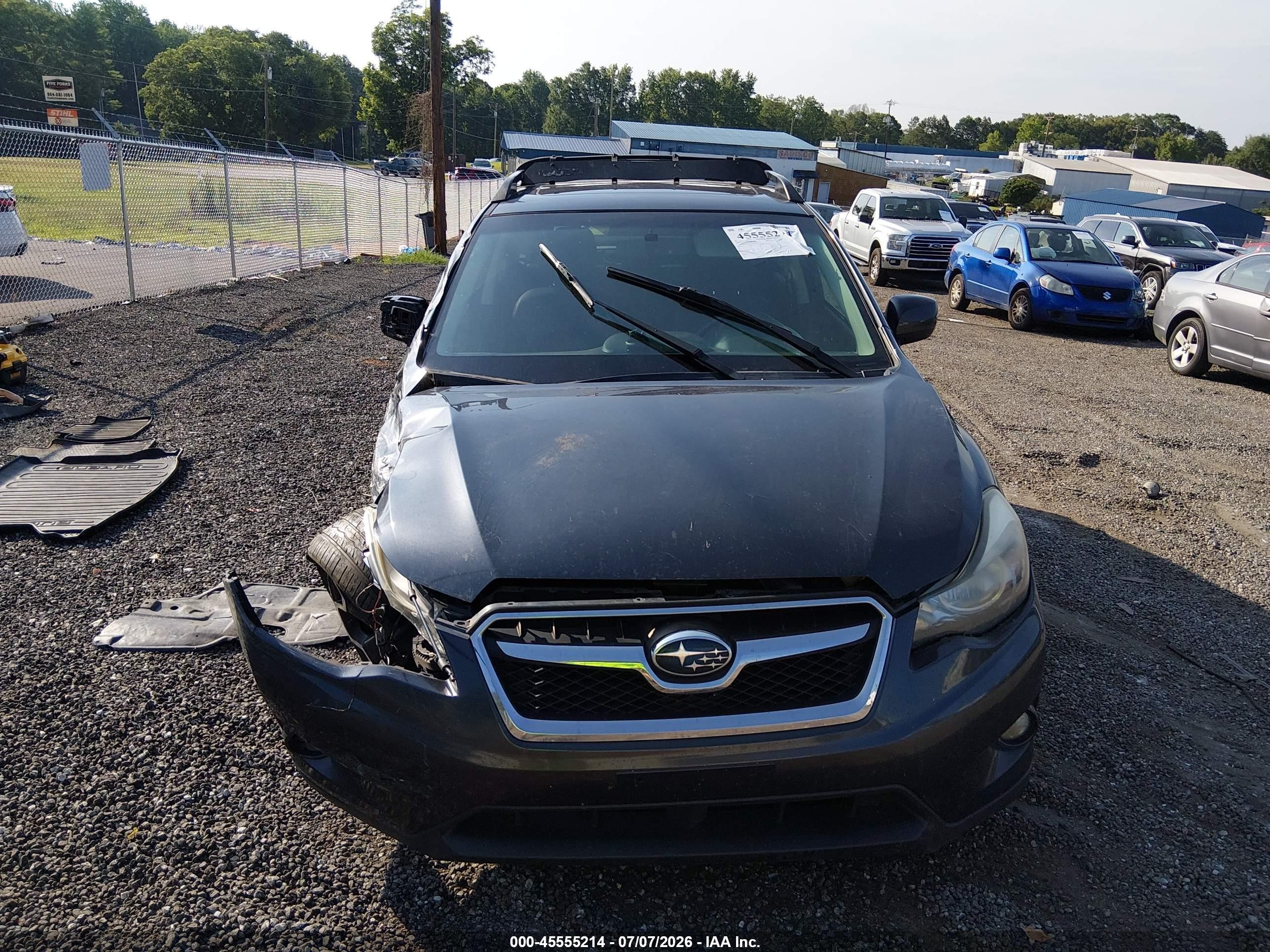 2014 Subaru Xv Crosstrek 2.0i Limited Dark Blue vin: JF2GPAKC7EH342384