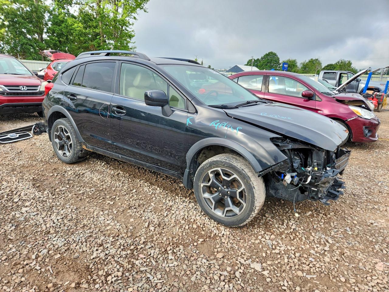 2013 Subaru Xv Crosstrek 2.0 Limited Blue vin: JF2GPAKC8D2213488