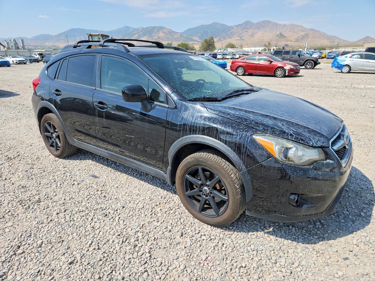 2014 Subaru Xv Crosstrek 2.0 Limited Black vin: JF2GPAKC8E8207883