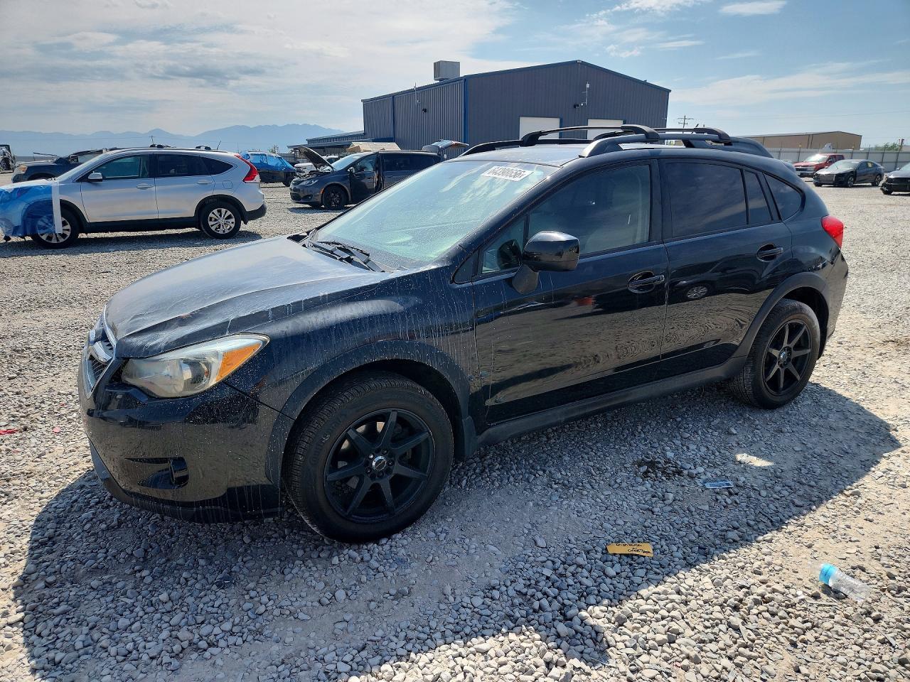 2014 Subaru Xv Crosstrek 2.0 Limited Black vin: JF2GPAKC8E8207883