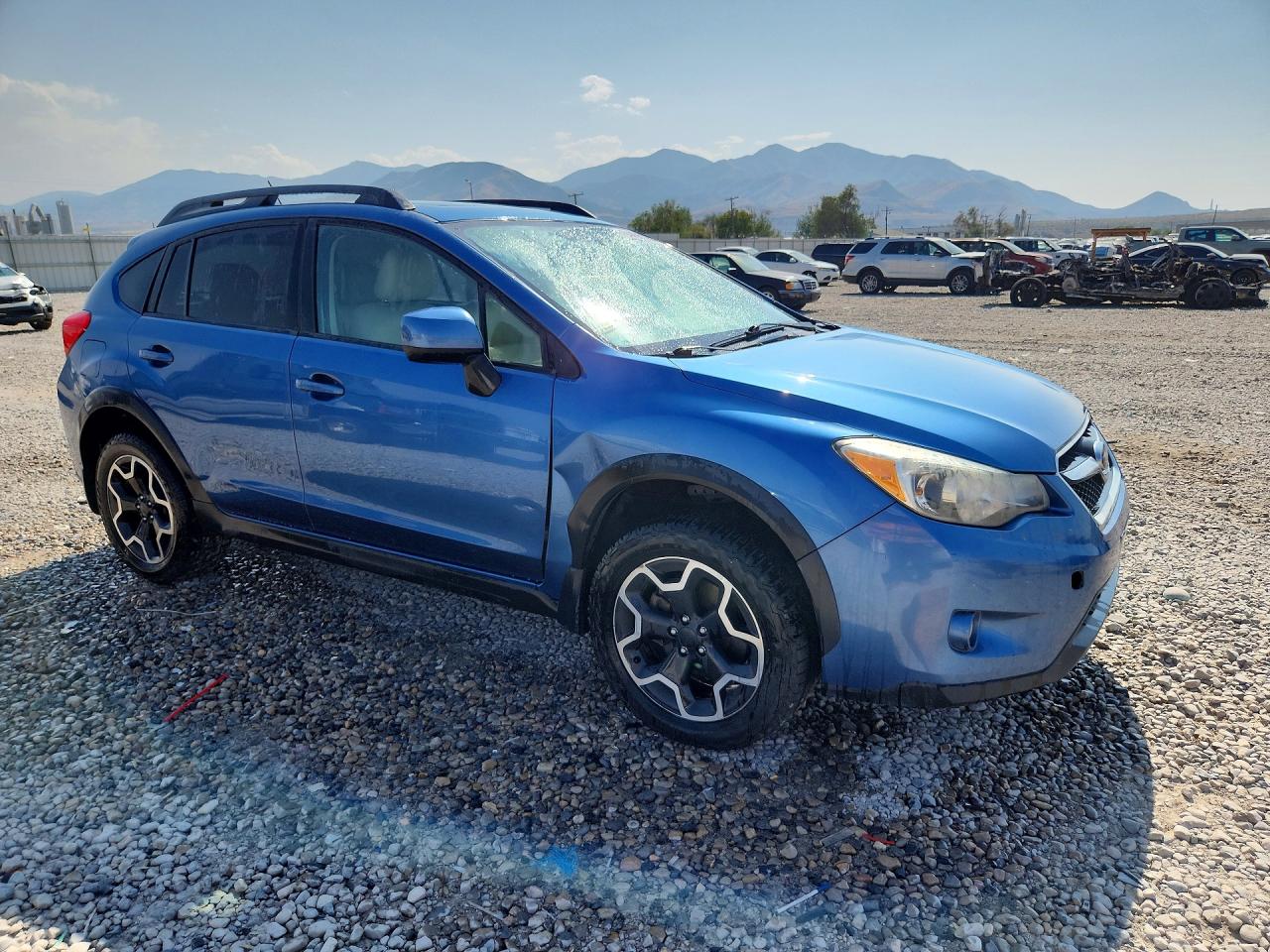 2014 Subaru Xv Crosstrek 2.0 Limited Blue vin: JF2GPAKC8EH348162