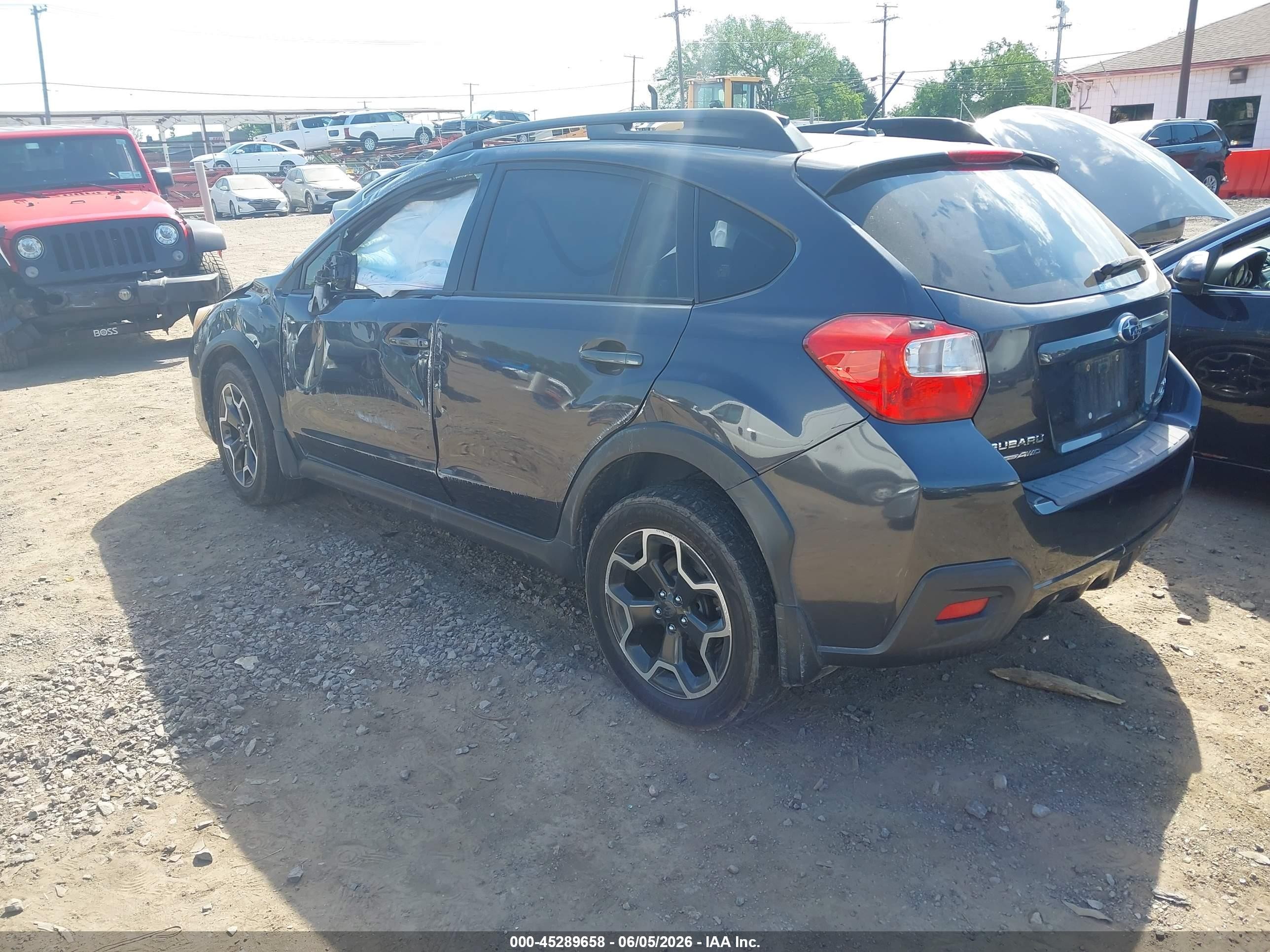 2014 Subaru Xv Crosstrek 2.0i Limited Gray vin: JF2GPAKC9E8290580