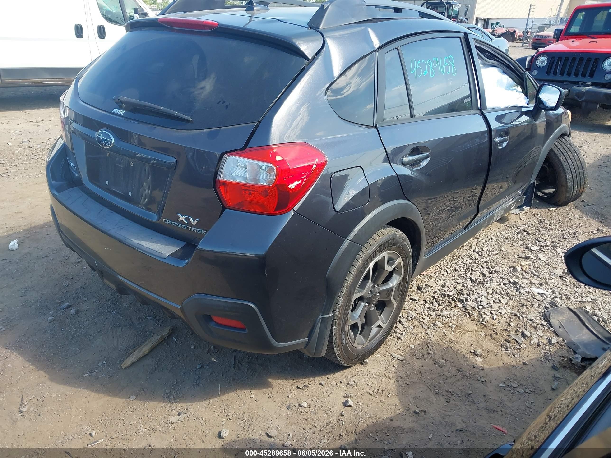 2014 Subaru Xv Crosstrek 2.0i Limited Gray vin: JF2GPAKC9E8290580