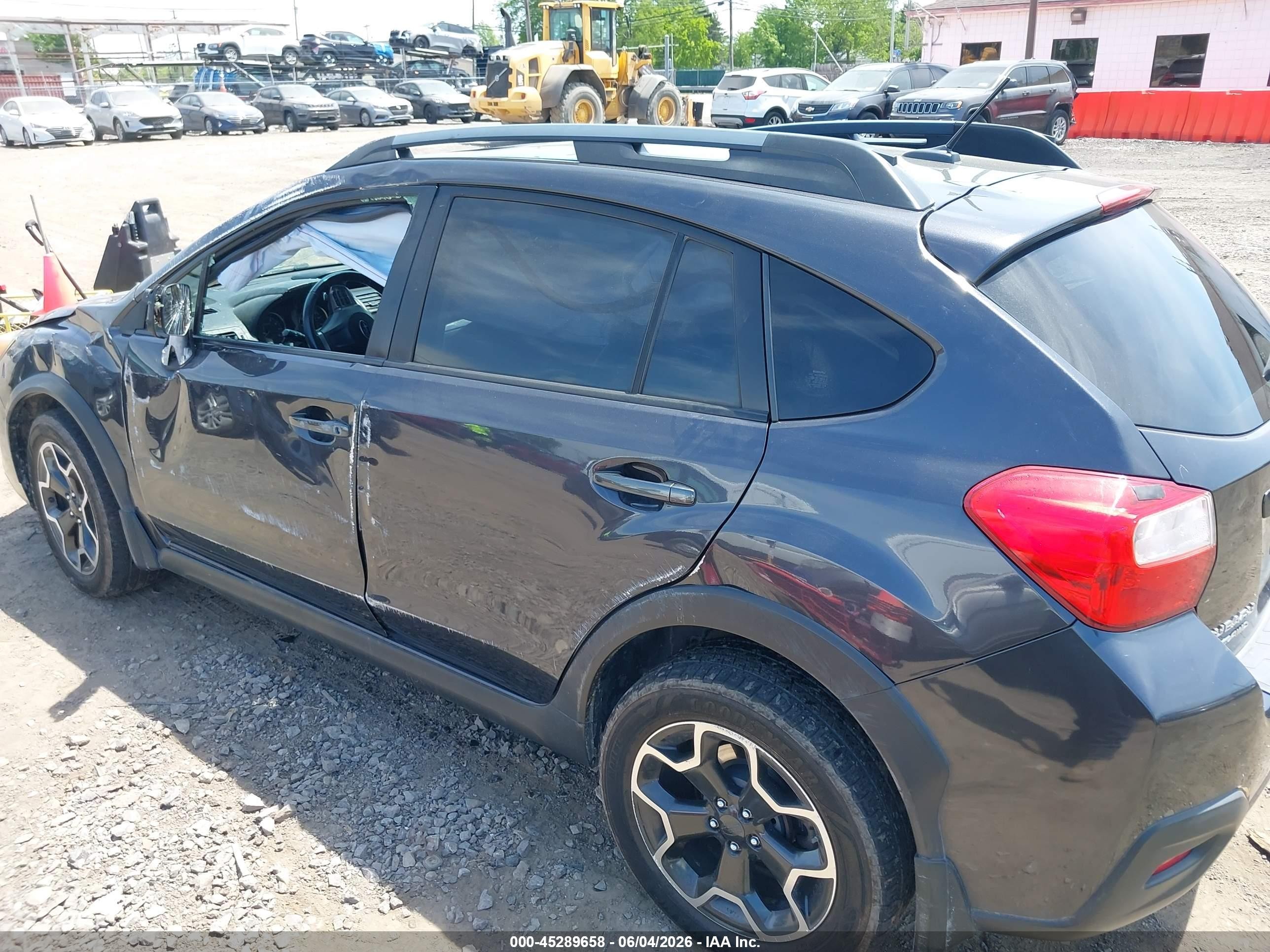 2014 Subaru Xv Crosstrek 2.0i Limited Gray vin: JF2GPAKC9E8290580