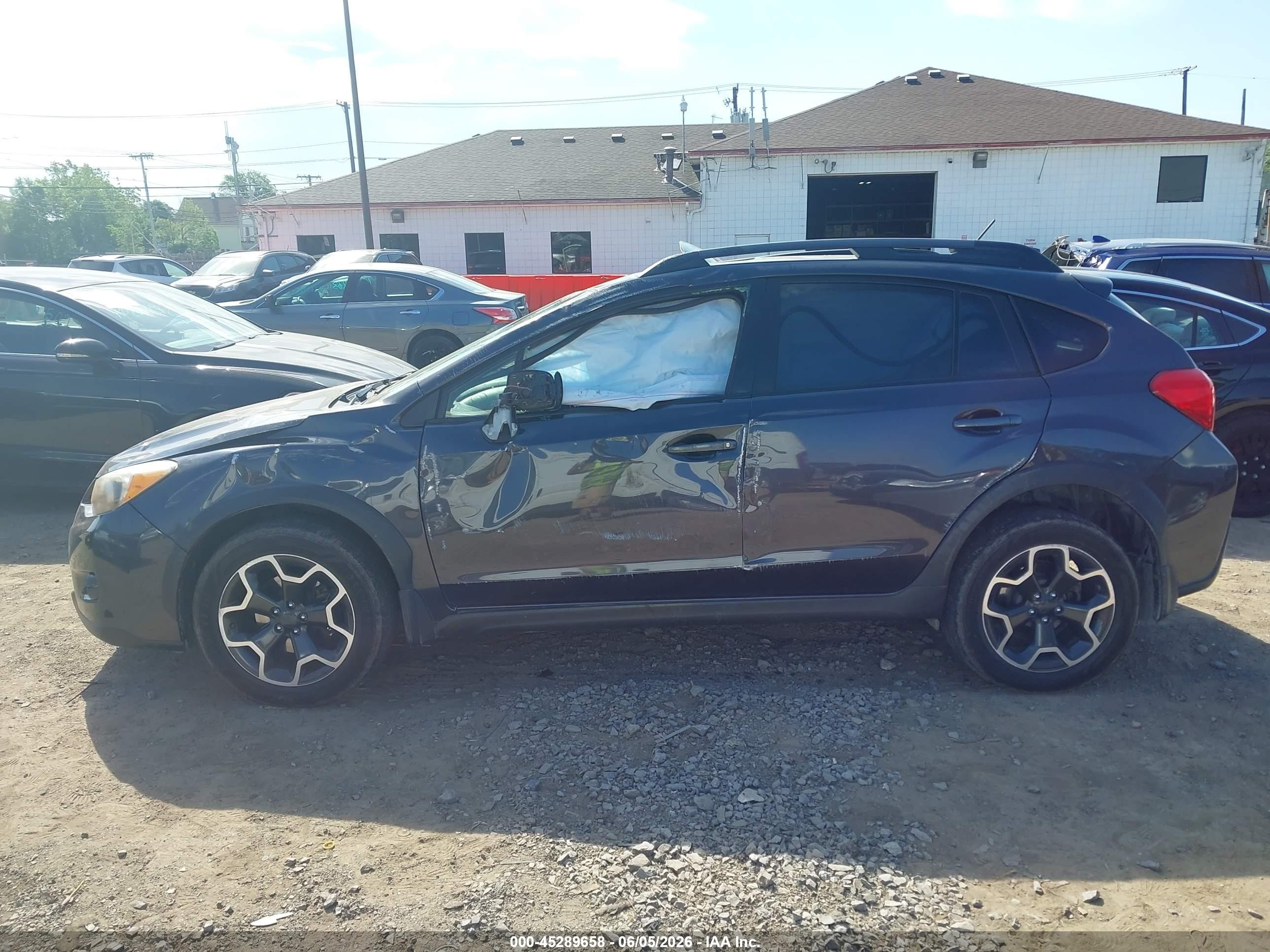 2014 Subaru Xv Crosstrek 2.0i Limited Gray vin: JF2GPAKC9E8290580