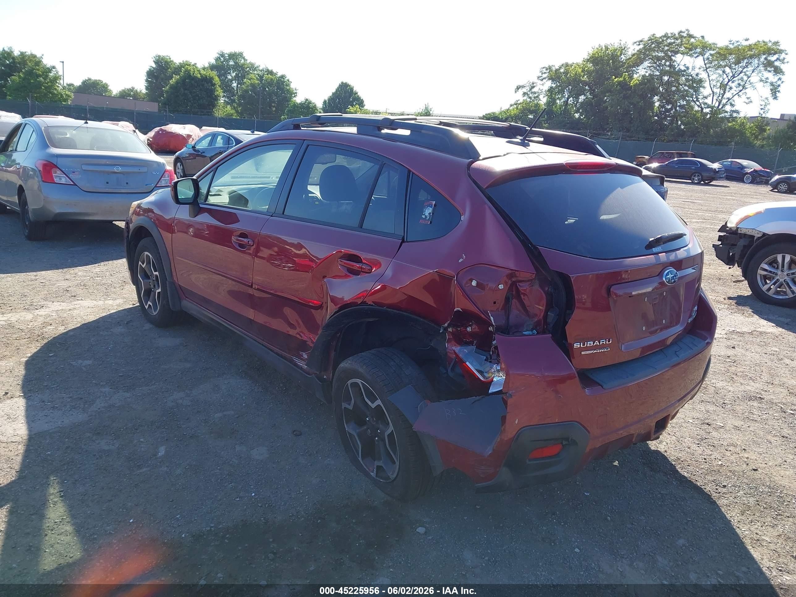 2013 Subaru Xv Crosstrek 2.0i Limited Red vin: JF2GPAKCXD2845005