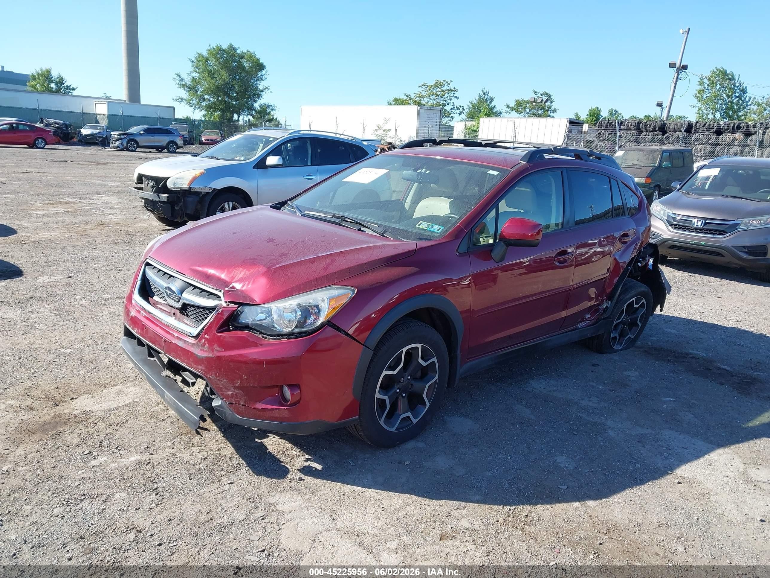 2013 Subaru Xv Crosstrek 2.0i Limited Red vin: JF2GPAKCXD2845005