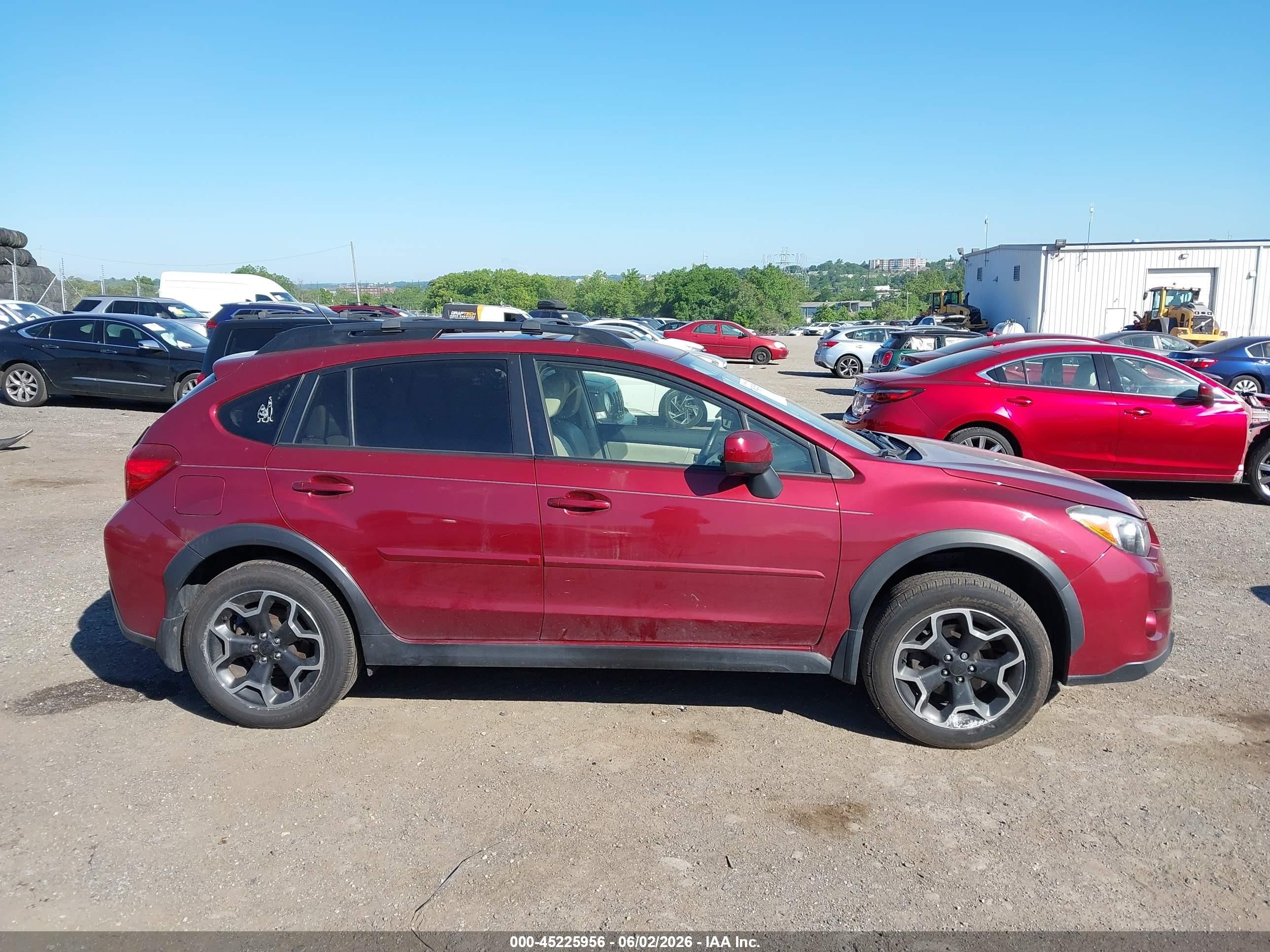 2013 Subaru Xv Crosstrek 2.0i Limited Red vin: JF2GPAKCXD2845005
