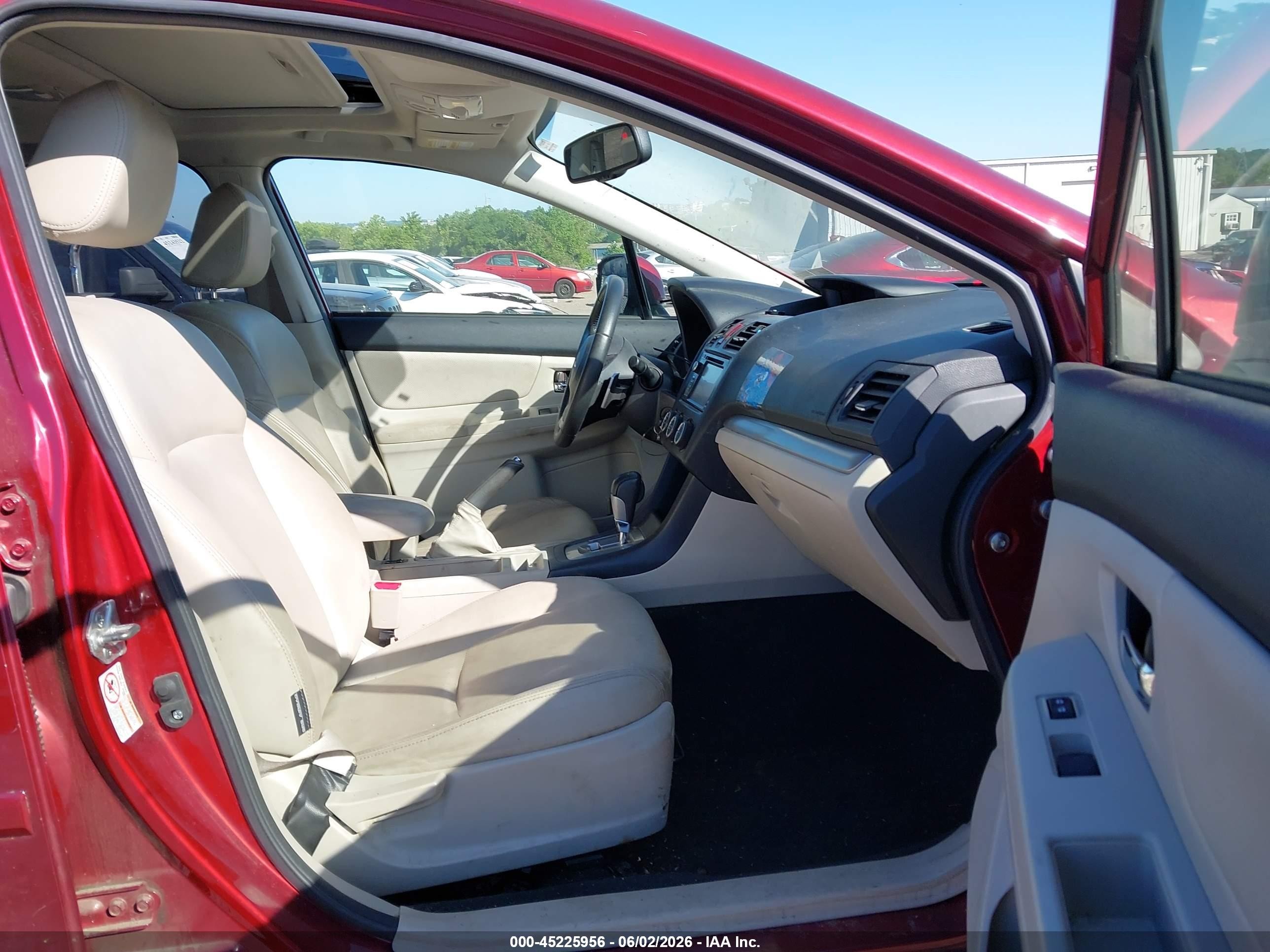 2013 Subaru Xv Crosstrek 2.0i Limited Red vin: JF2GPAKCXD2845005