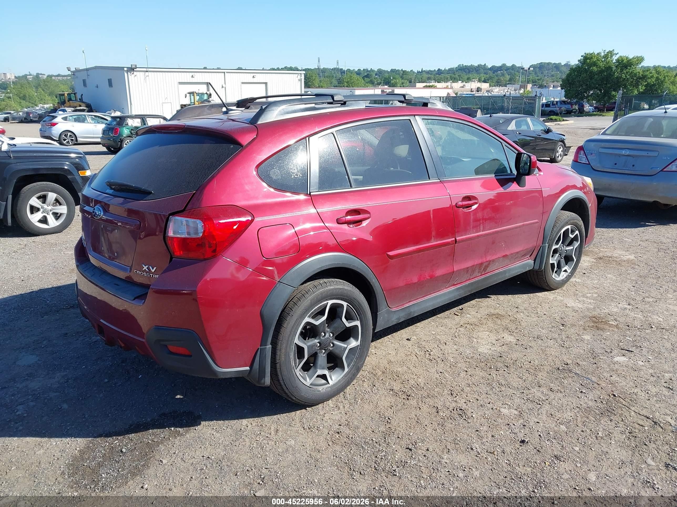 2013 Subaru Xv Crosstrek 2.0i Limited Red vin: JF2GPAKCXD2845005