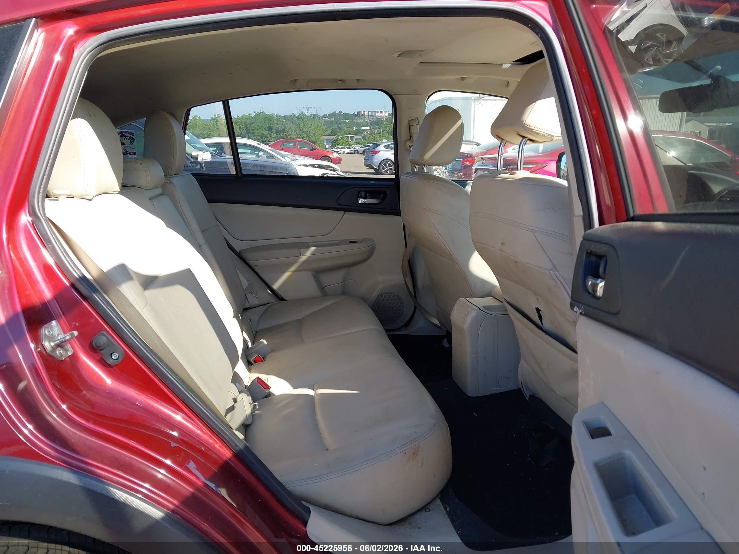 2013 Subaru Xv Crosstrek 2.0i Limited Red vin: JF2GPAKCXD2845005