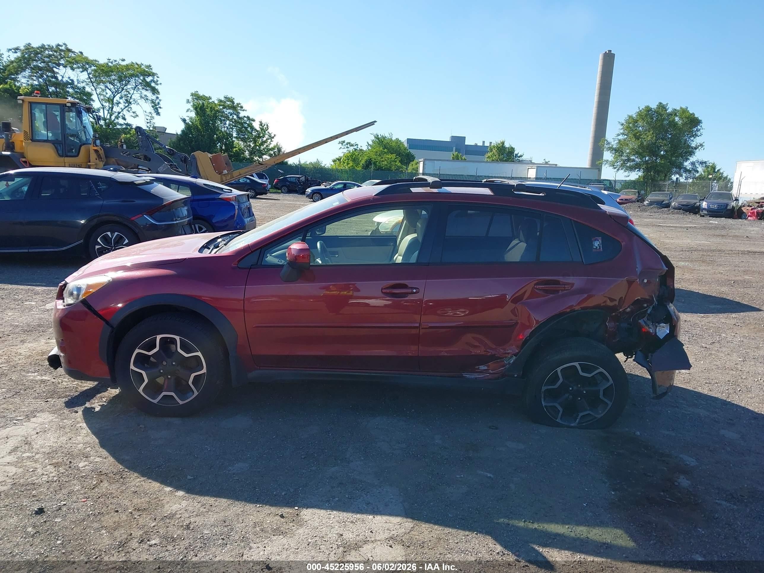 2013 Subaru Xv Crosstrek 2.0i Limited Red vin: JF2GPAKCXD2845005