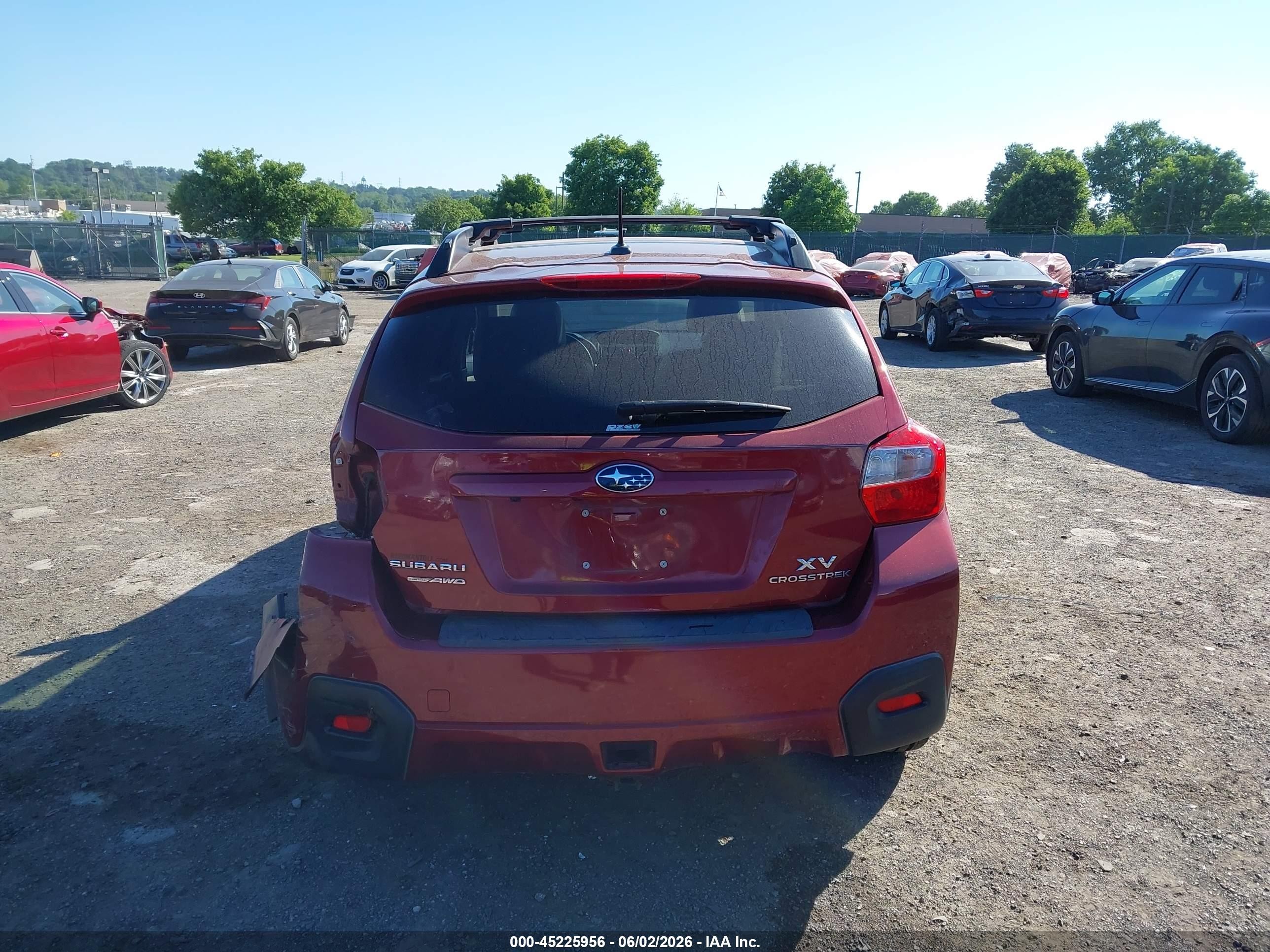 2013 Subaru Xv Crosstrek 2.0i Limited Red vin: JF2GPAKCXD2845005