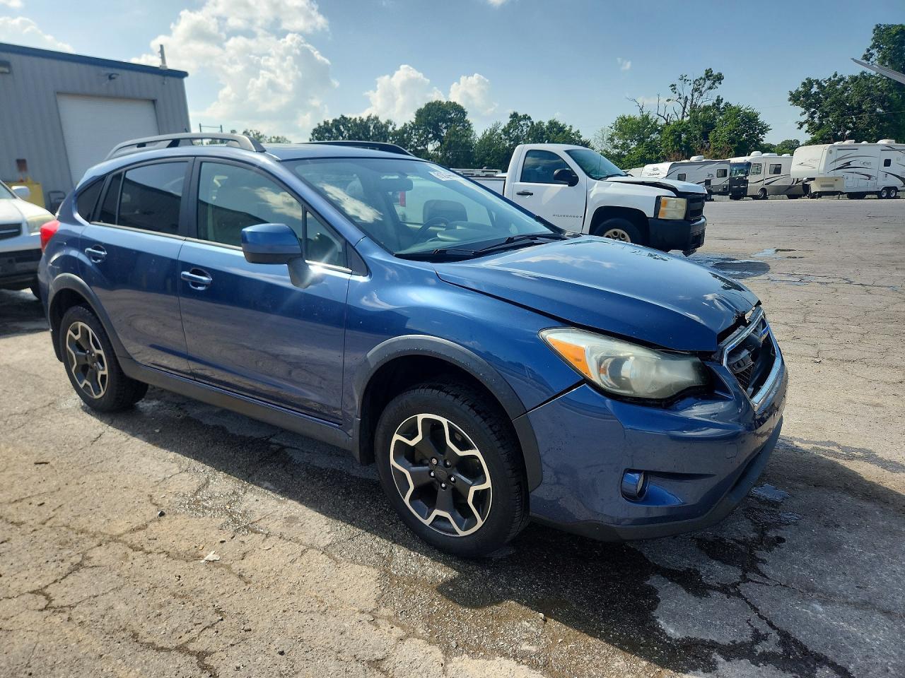 2013 Subaru Xv Crosstrek 2.0 Limited Blue vin: JF2GPAKCXD2868817