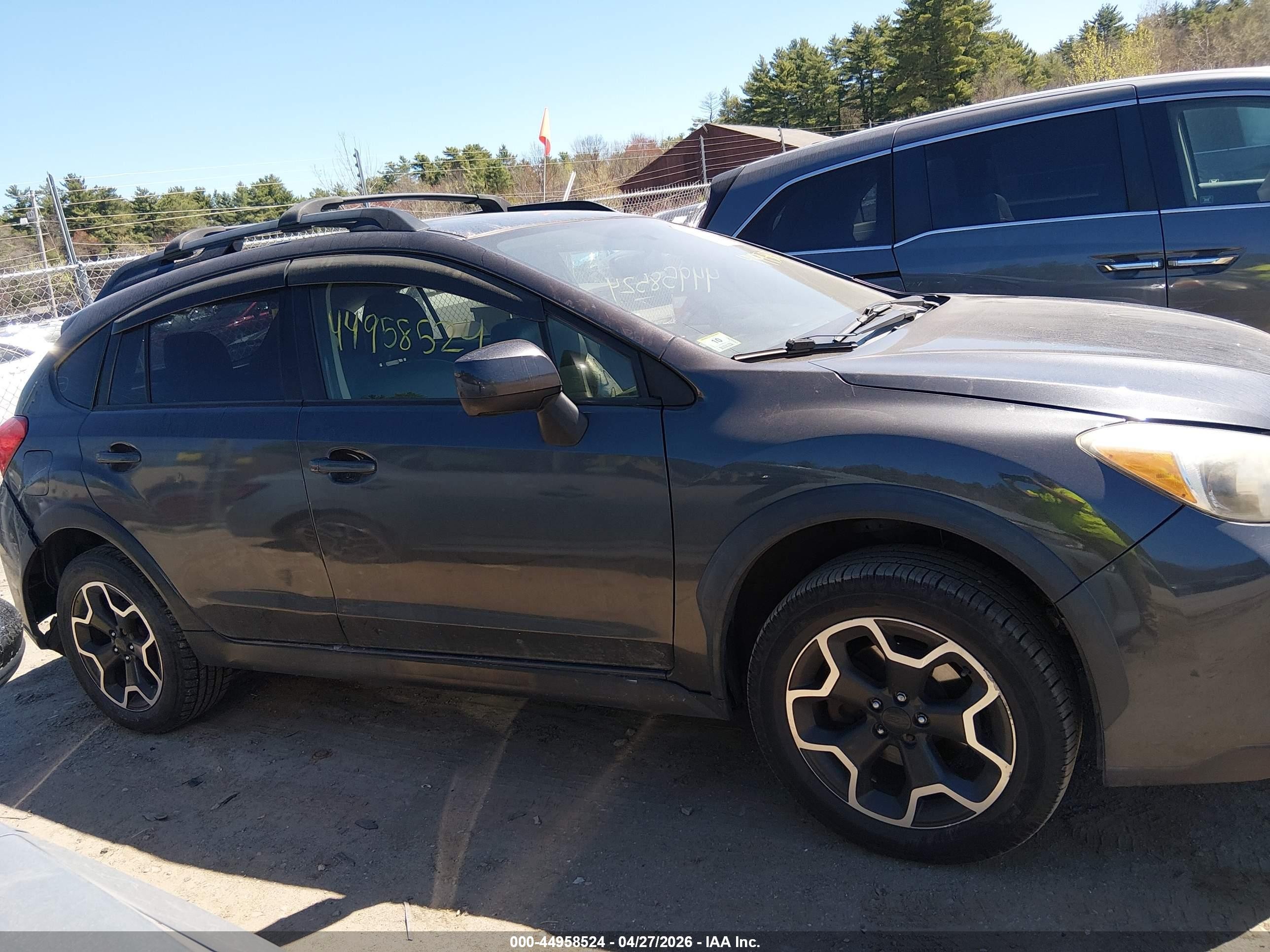 2013 Subaru Xv Crosstrek 2.0i Limited Gray vin: JF2GPAKCXDH857765