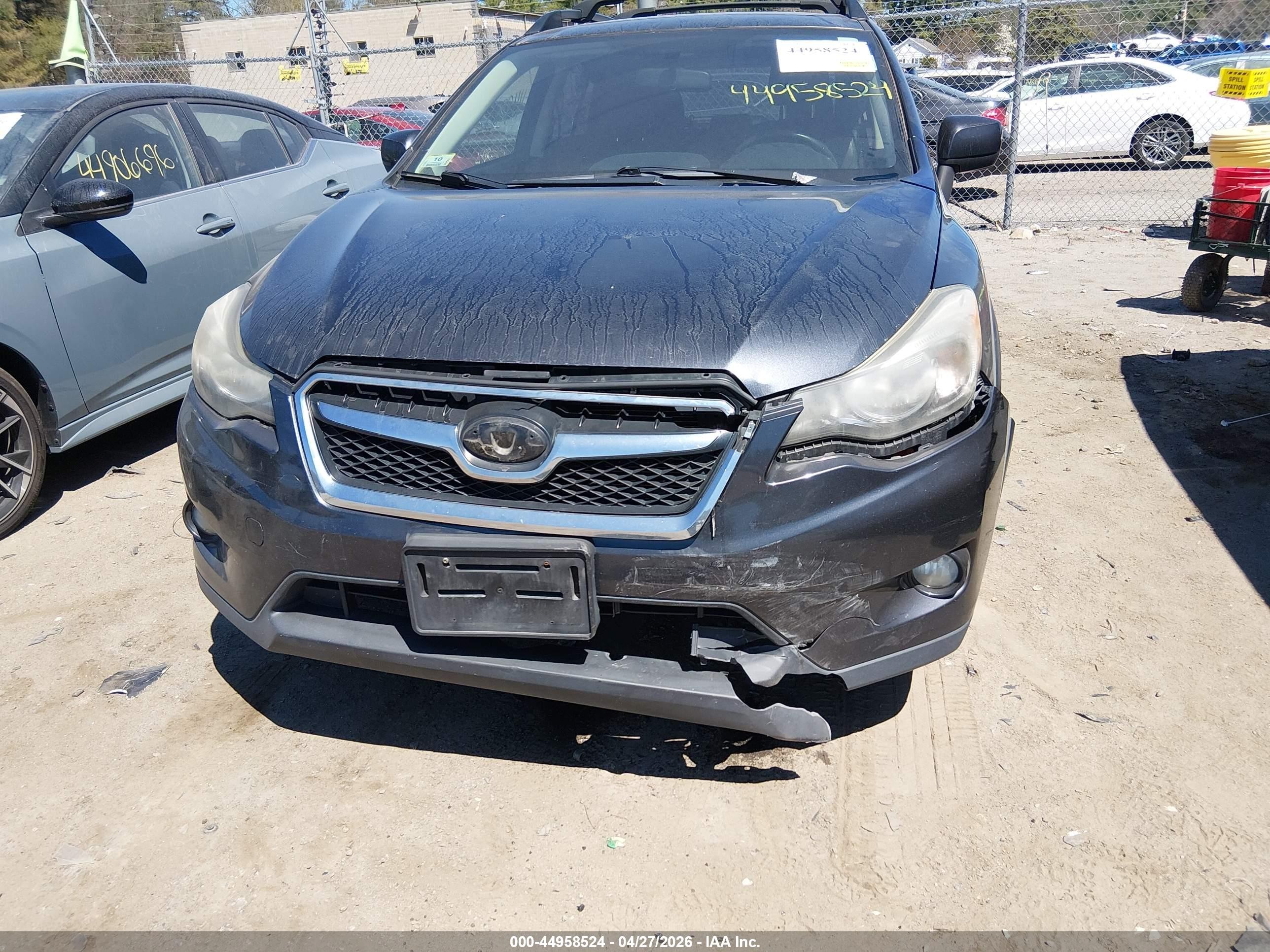 2013 Subaru Xv Crosstrek 2.0i Limited Gray vin: JF2GPAKCXDH857765