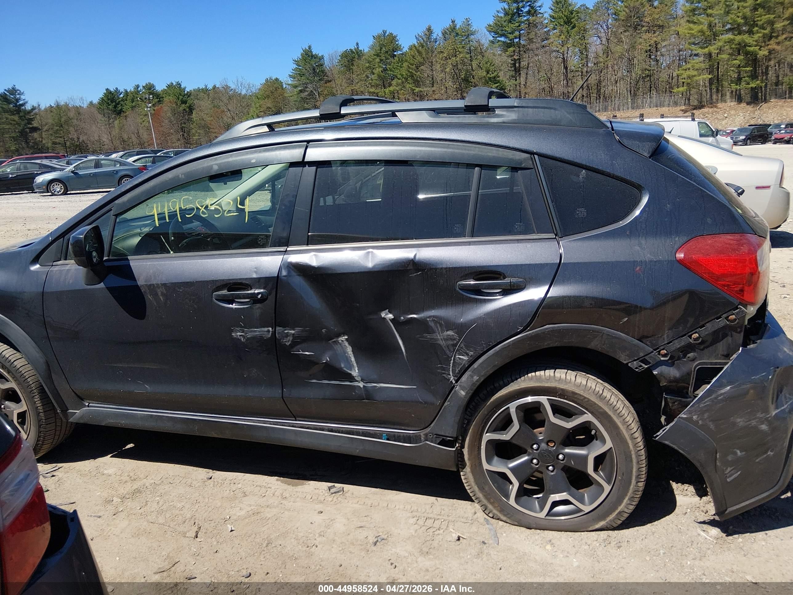 2013 Subaru Xv Crosstrek 2.0i Limited Gray vin: JF2GPAKCXDH857765