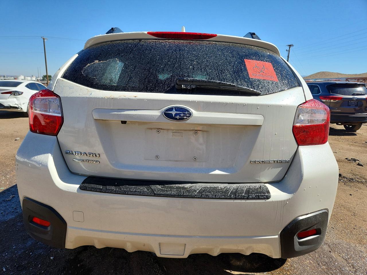 2017 Subaru Crosstrek Limited White vin: JF2GPAKCXHH248939